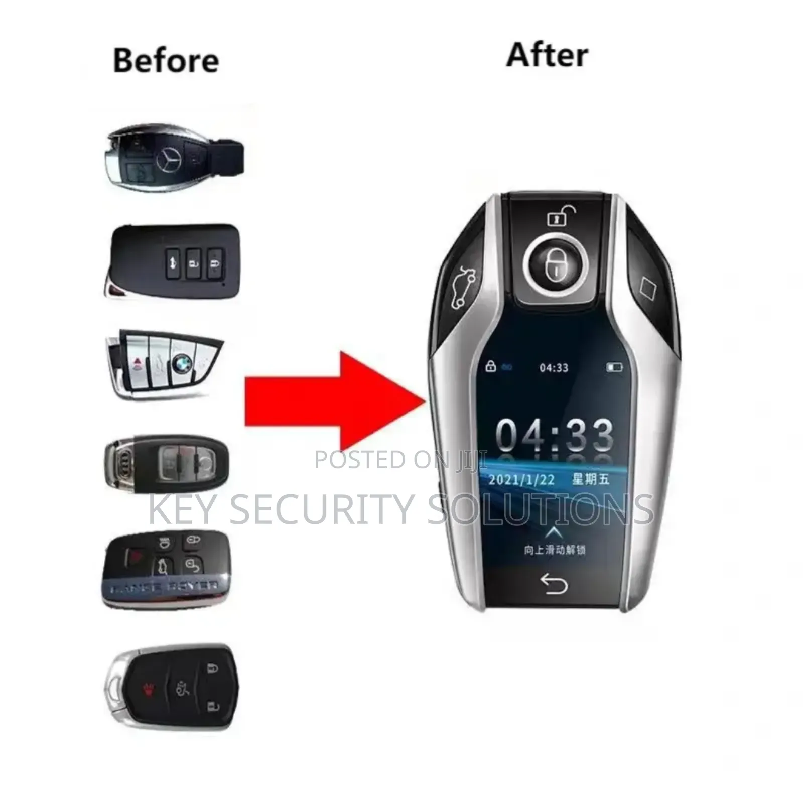 Universal Smart LCD Car Key