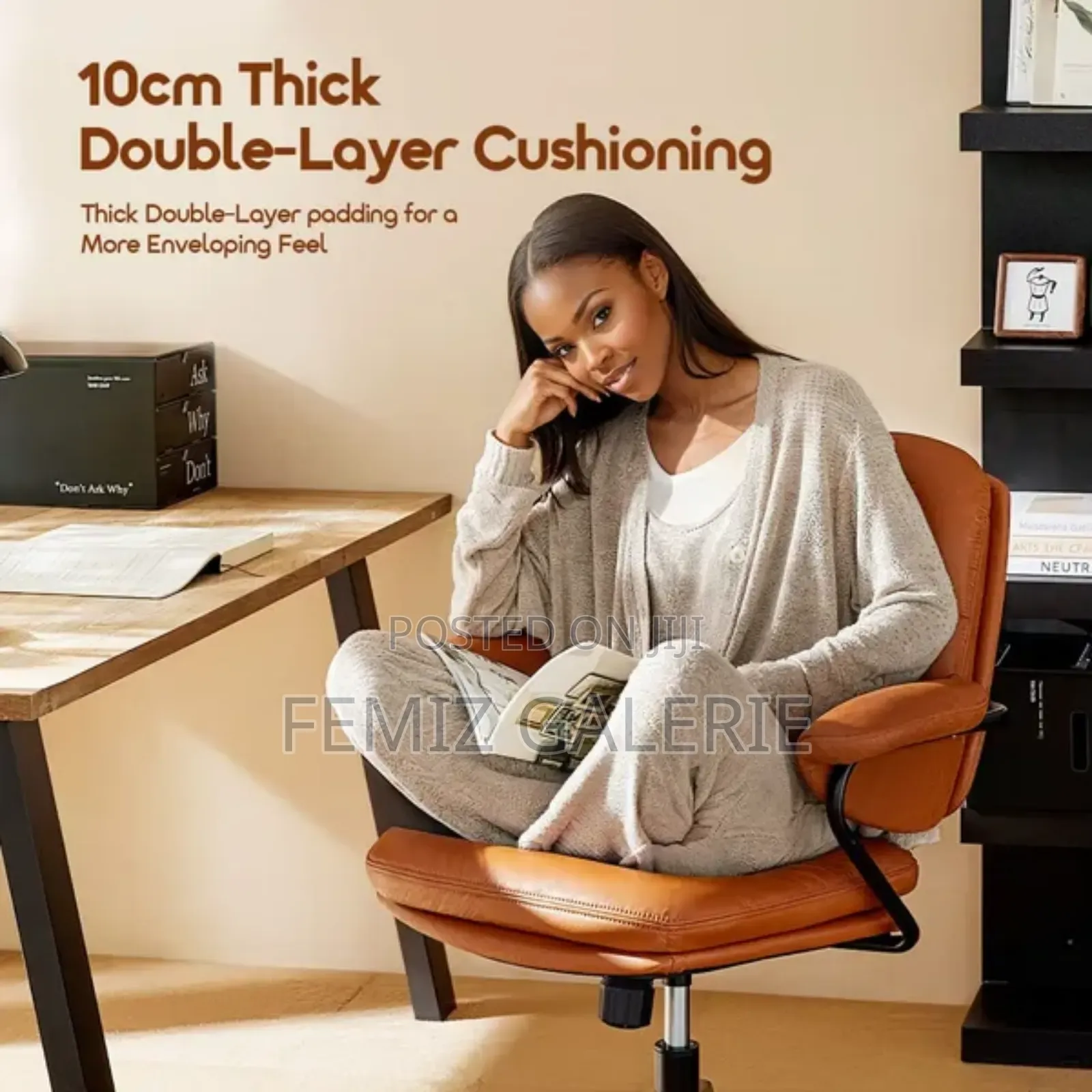 Oraimo Softnest Double-Layer Cushioning Office Chair