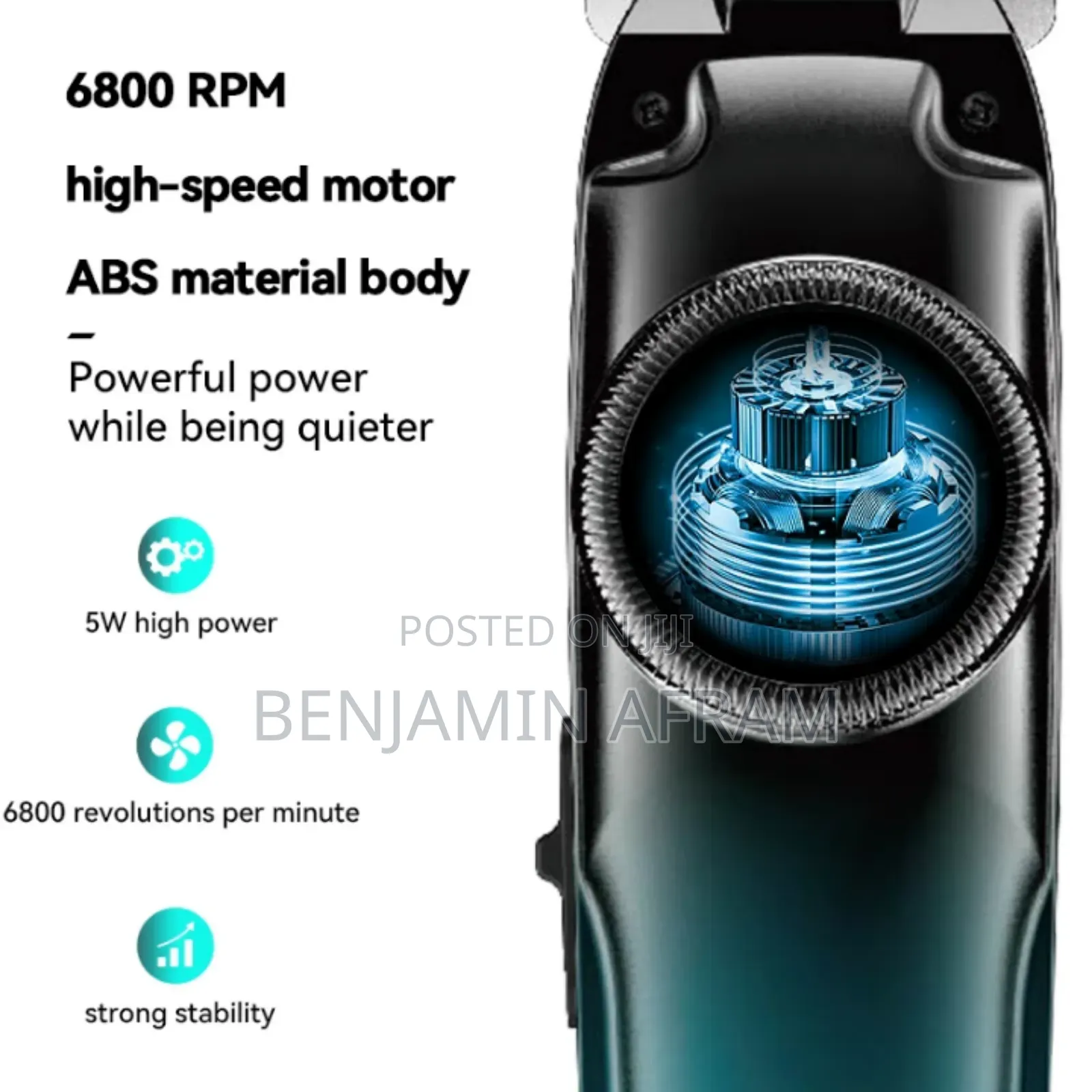 Rechargeable Hair Trimmer Km-1740