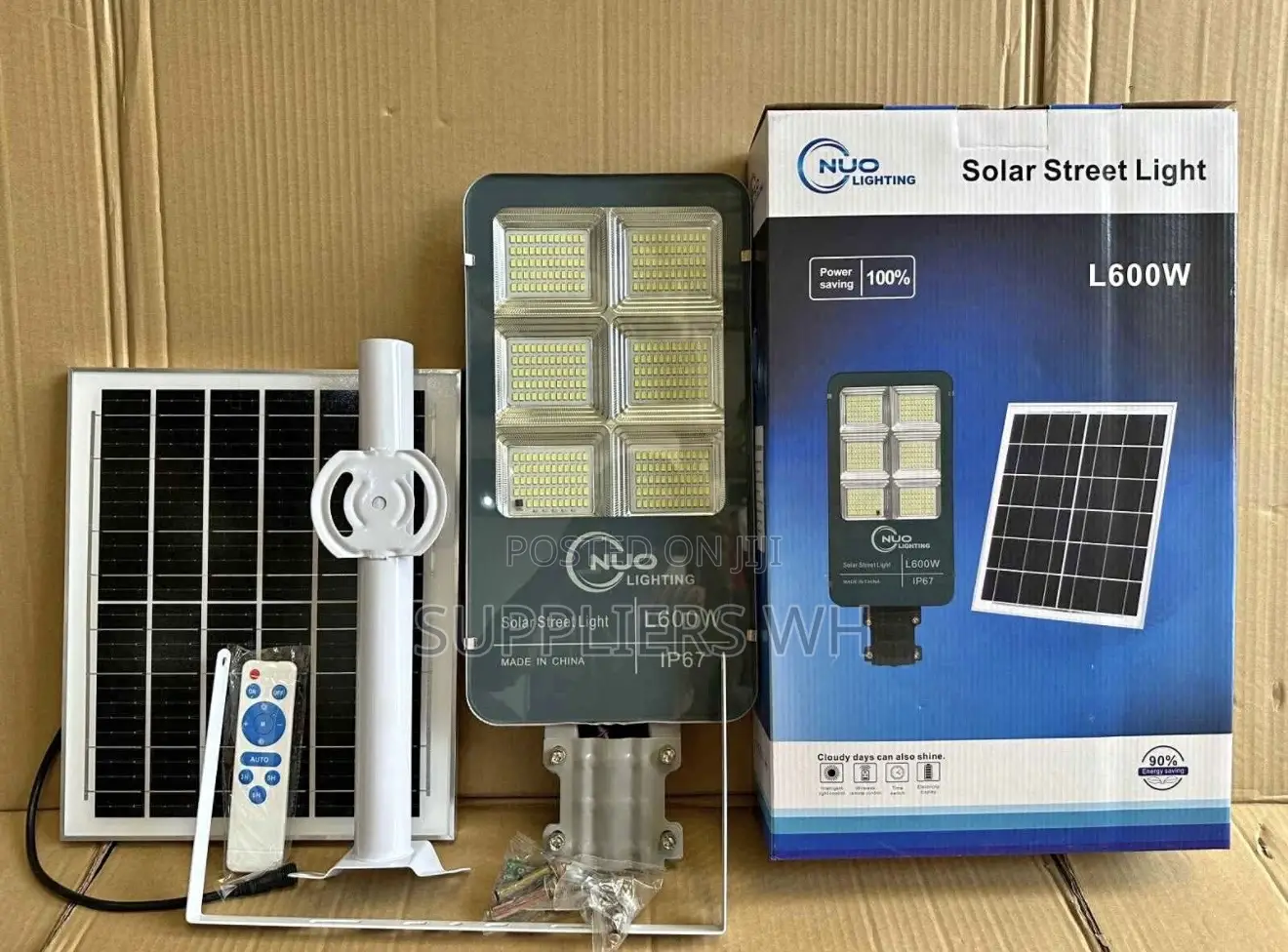 Solar Streetlight 600w Solar Street Light Remote