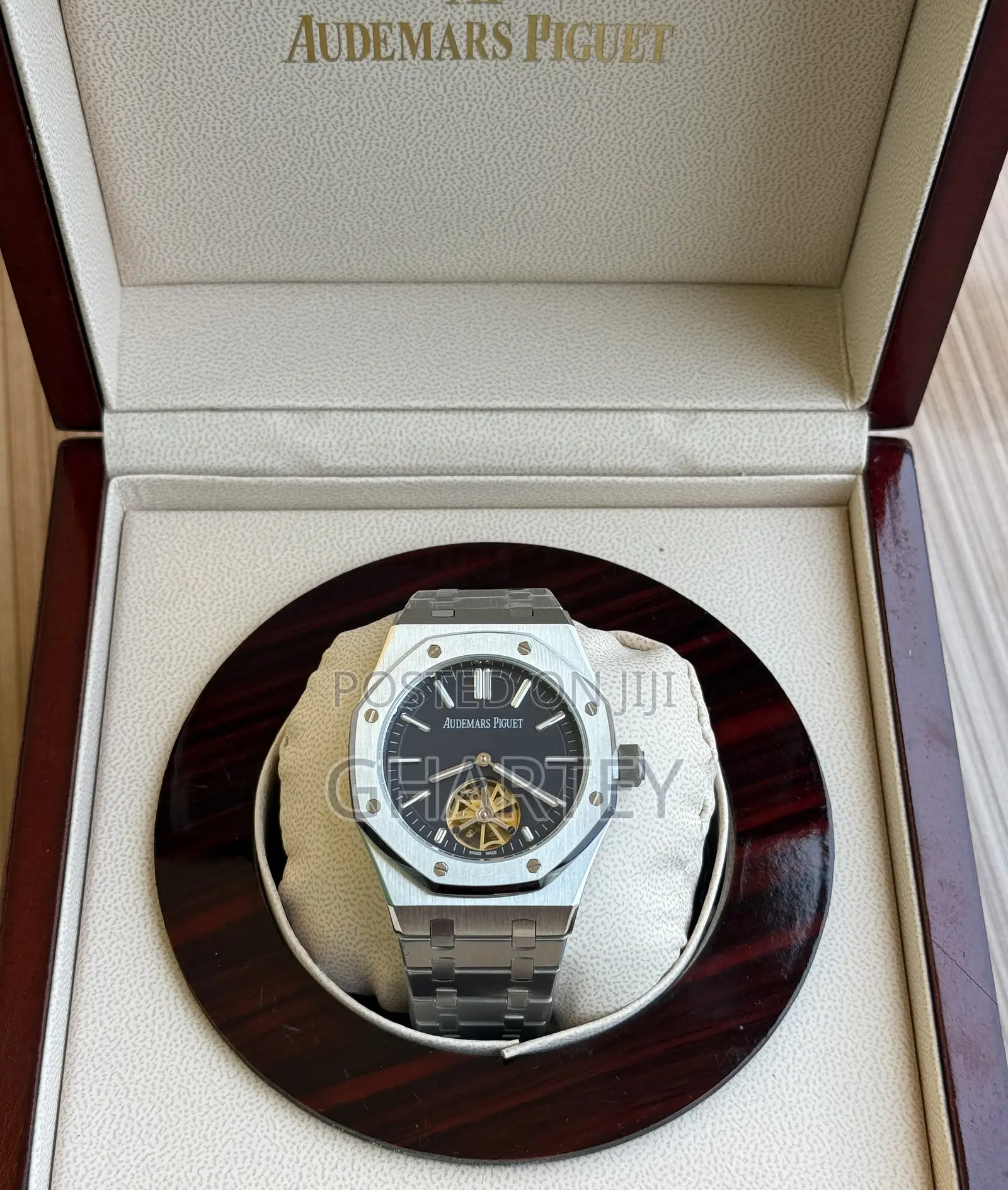 Audemars Piguet Royal Oak Mechanical Movement Watch– Navy Blue Face