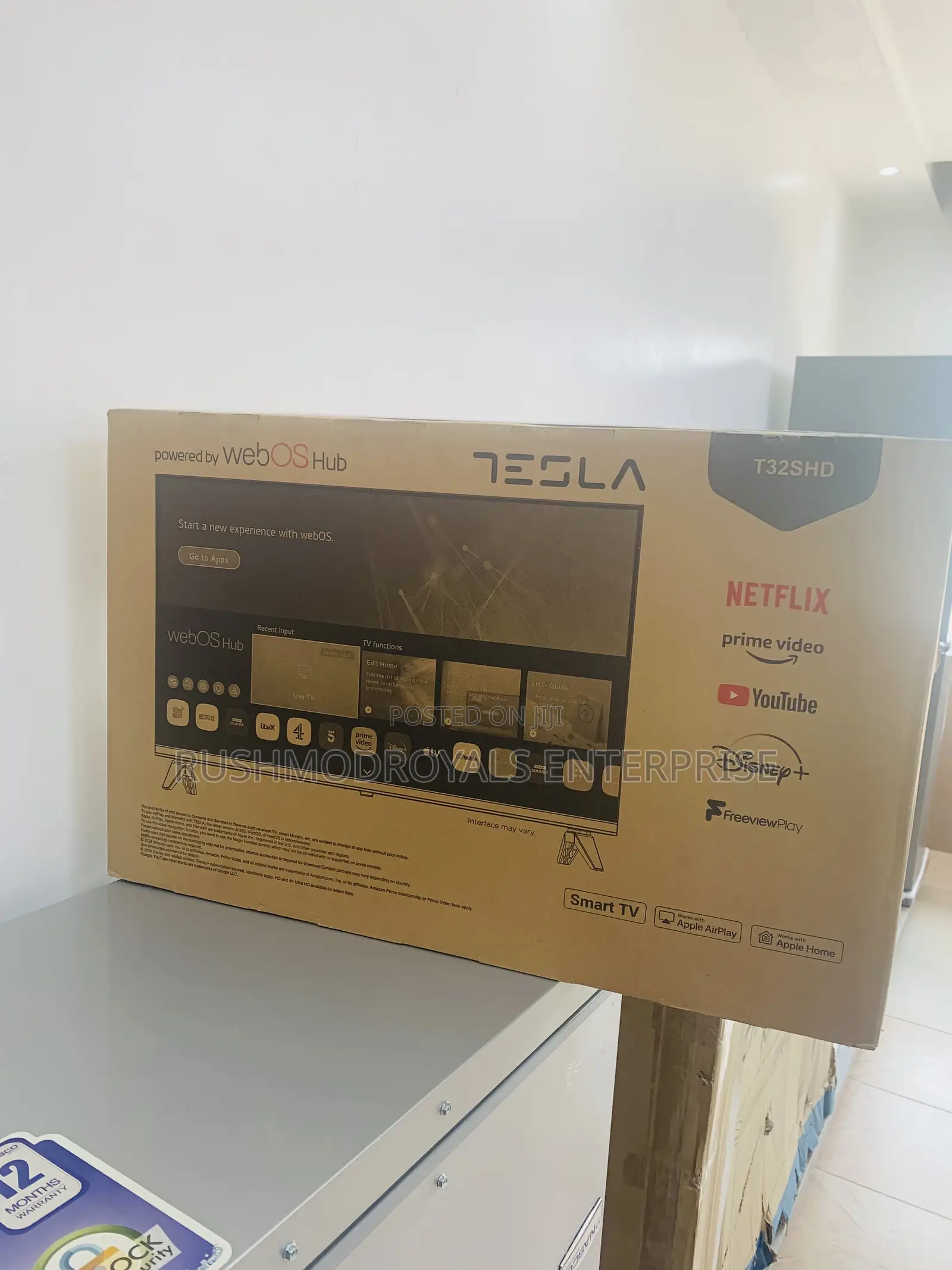 Tesla Smart Tv 32’’ Screen With a Resolution of 1366 X 768.