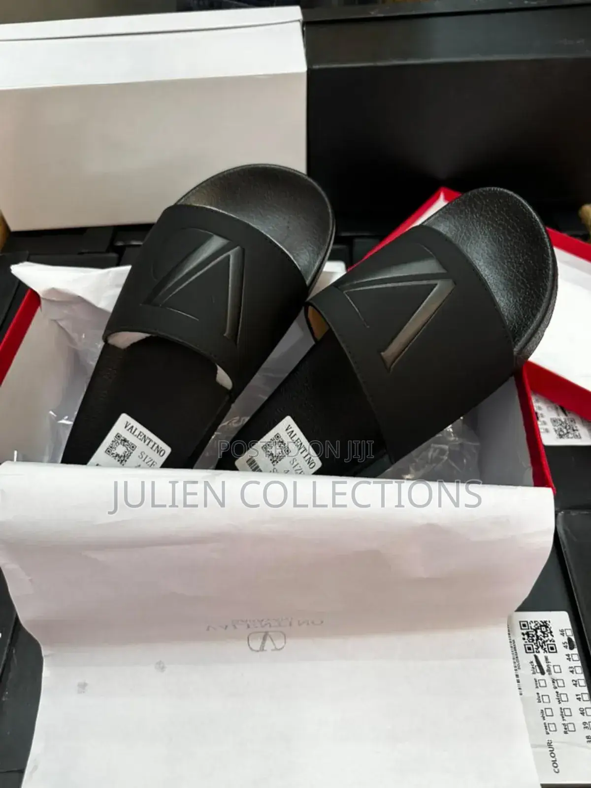 Original Valentino Slide Black