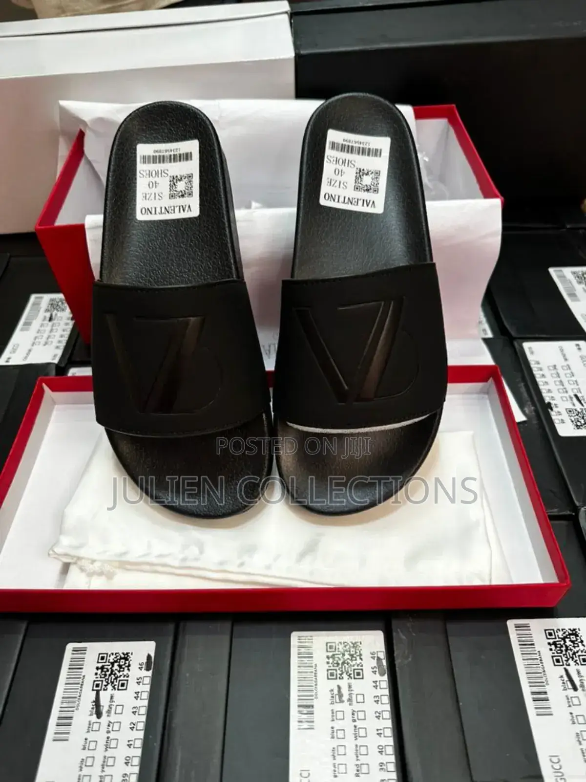 Original Valentino Slide Black