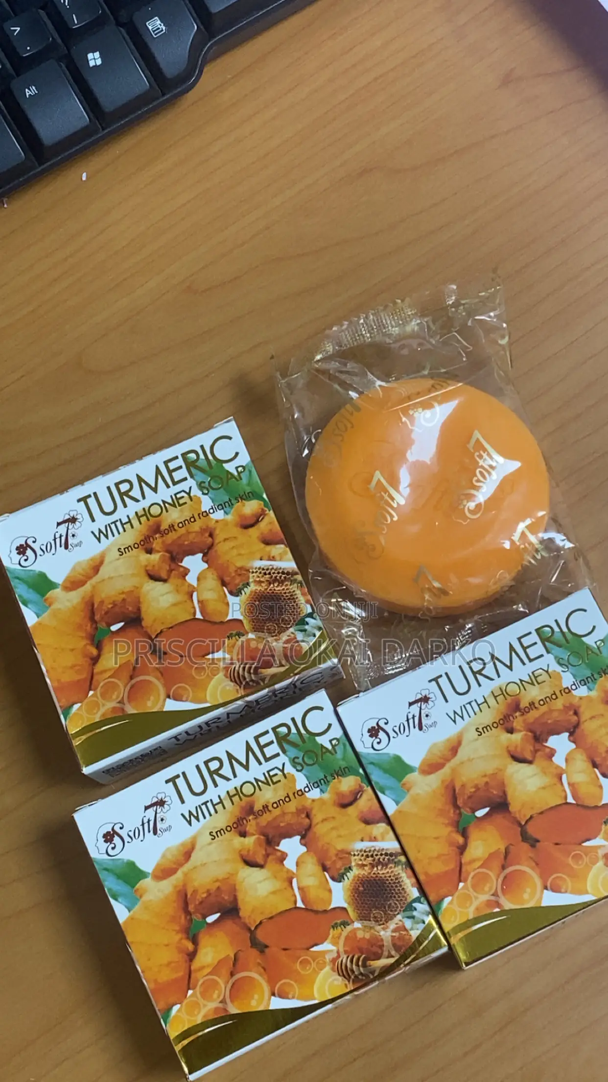 Soft 7 Turmeric and Honey Soap