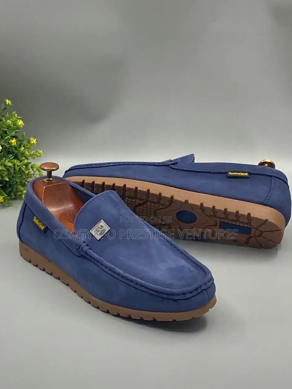 Quality Blue Suede Timberland Loafers