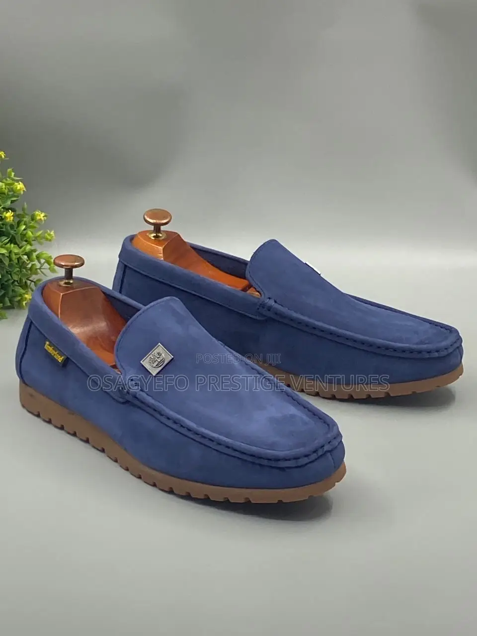 Quality Blue Suede Timberland Loafers