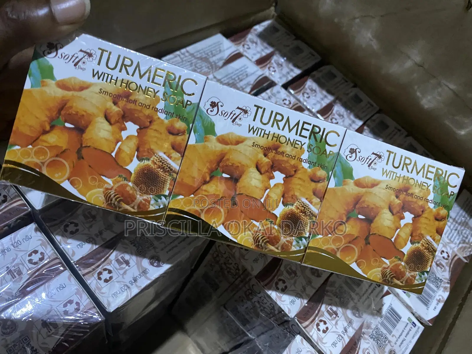 Soft 7 Turmeric and Honey Soap
