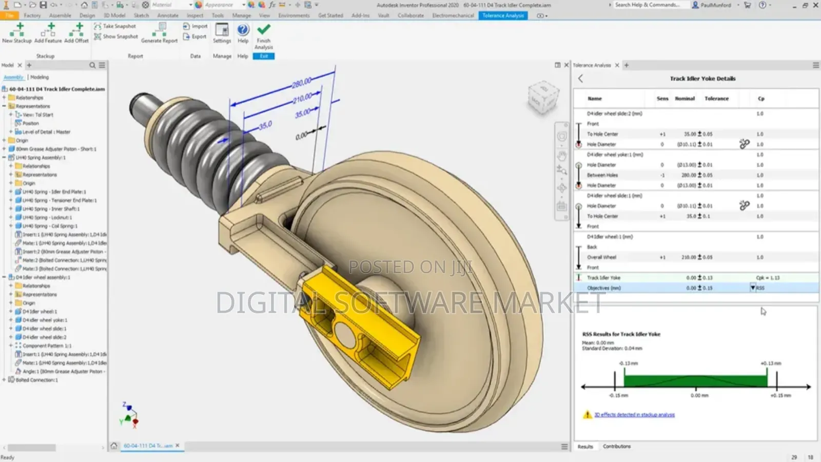Autodesk Inventor Tolerance Analysis 1year Genuine Commercial License