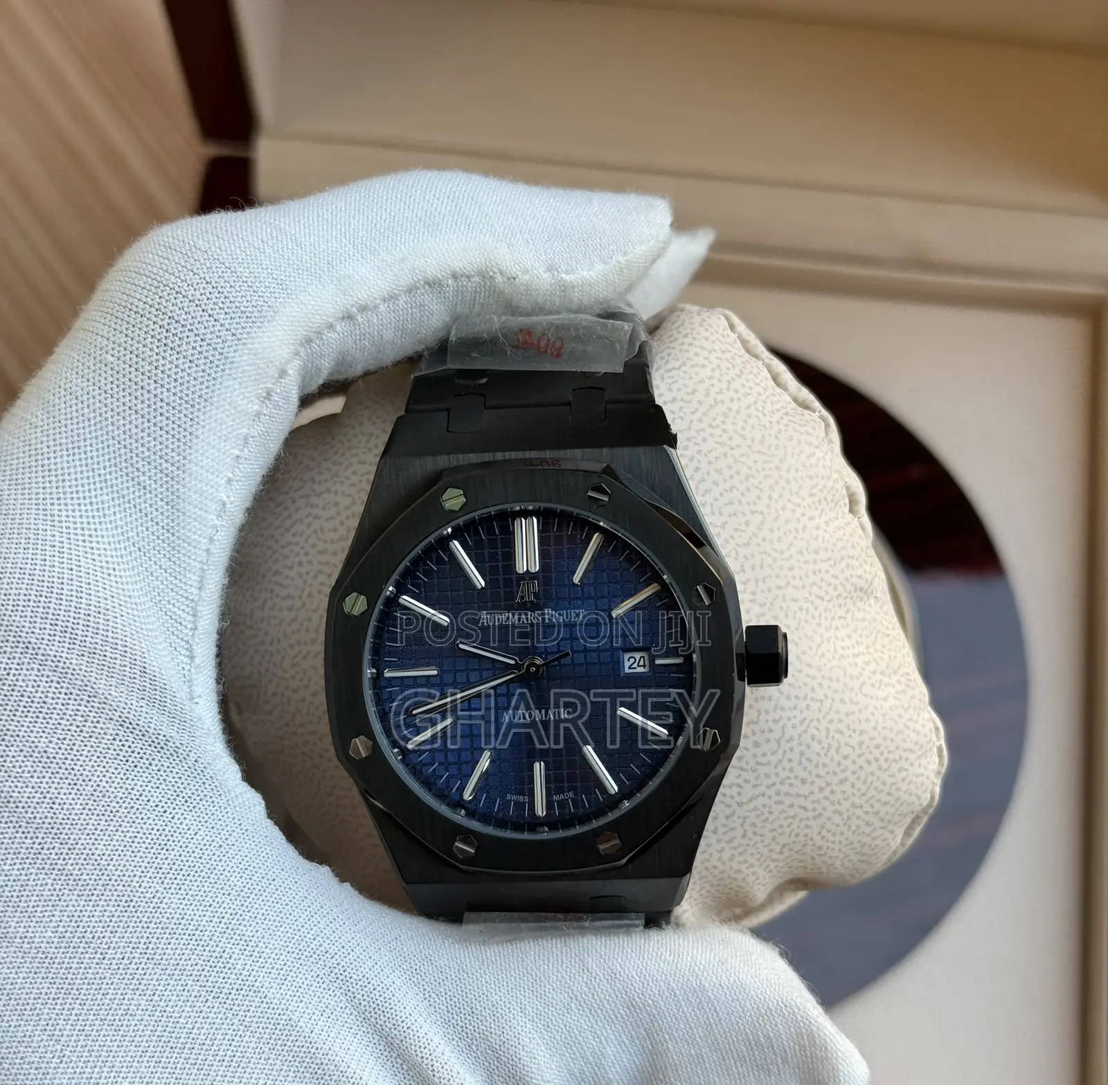 Audemars Piguet Royal Oak Black Steel – Blue Dial Icon