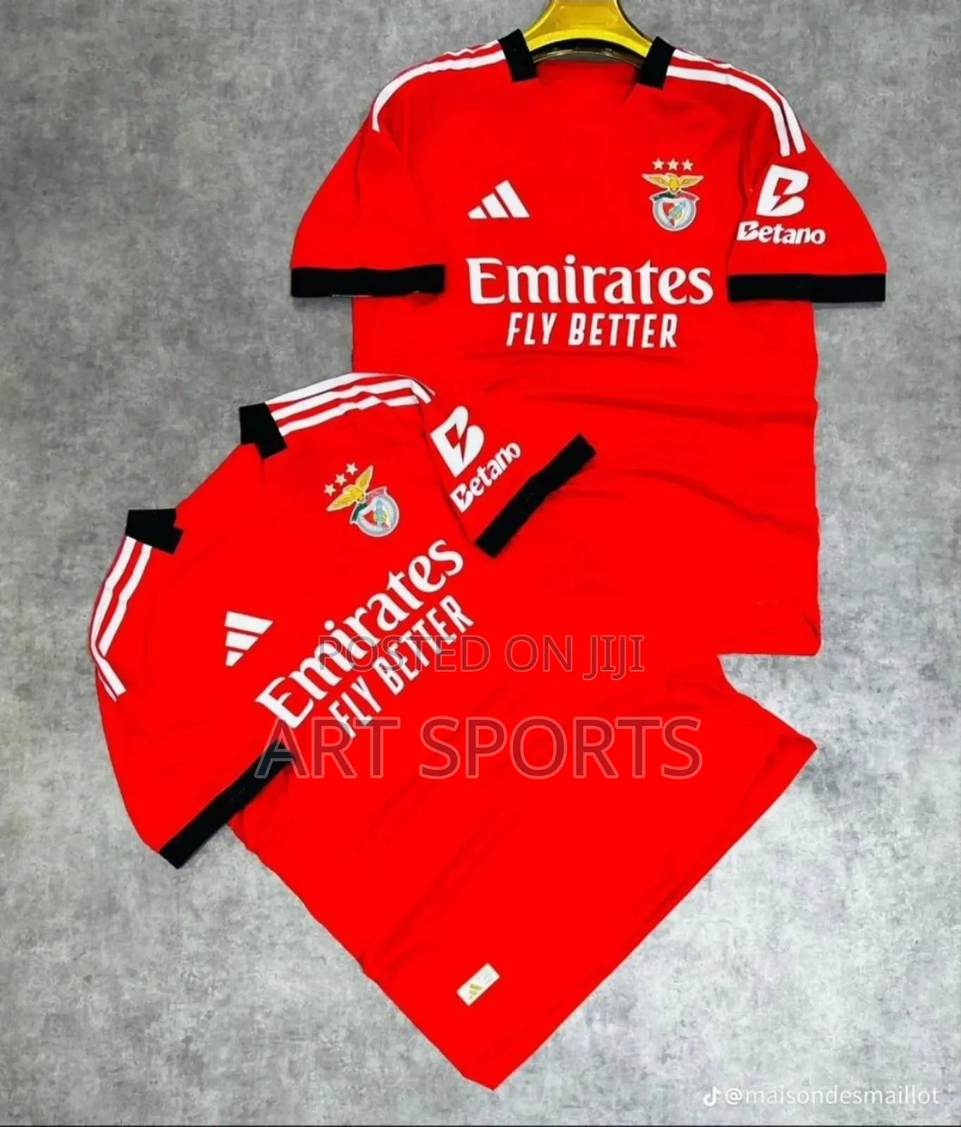 25/26 Benfica Home And Away Jersey