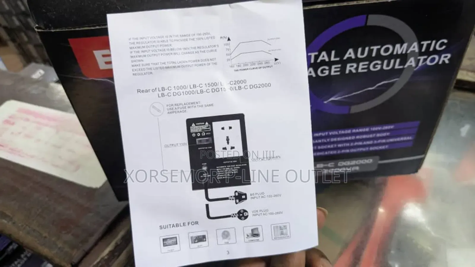 2000va Digital Automatic Voltage Regulator