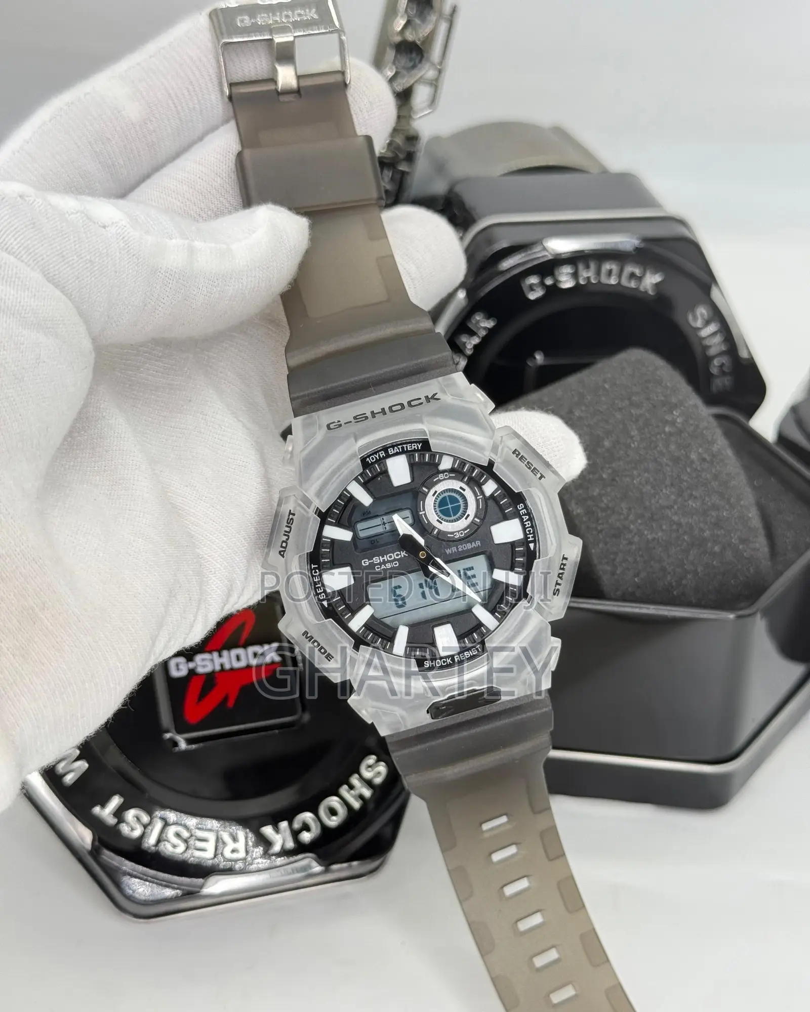 Casio G-Shock – Transparent Grey Sport Edition 4 Beautiful Colors