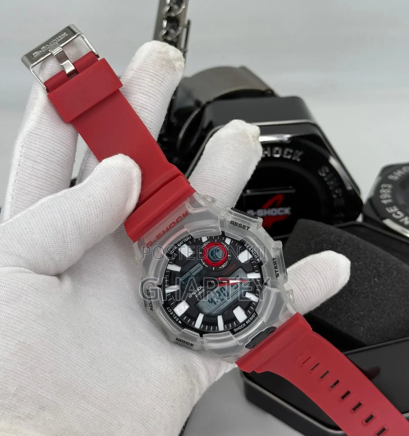 Casio G-Shock – Transparent Grey Sport Edition 4 Beautiful Colors
