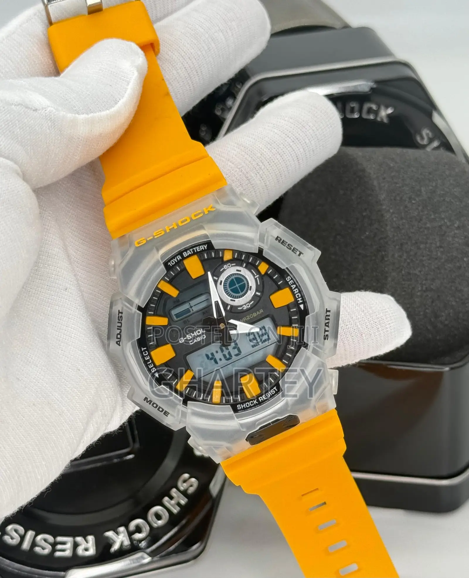 Casio G-Shock – Transparent Grey Sport Edition 4 Beautiful Colors
