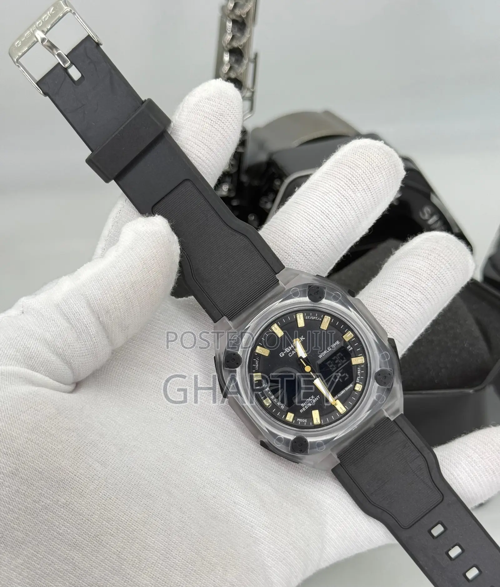 Casio G-Shock Transparent Black Yellow – Carbon Core Toughness