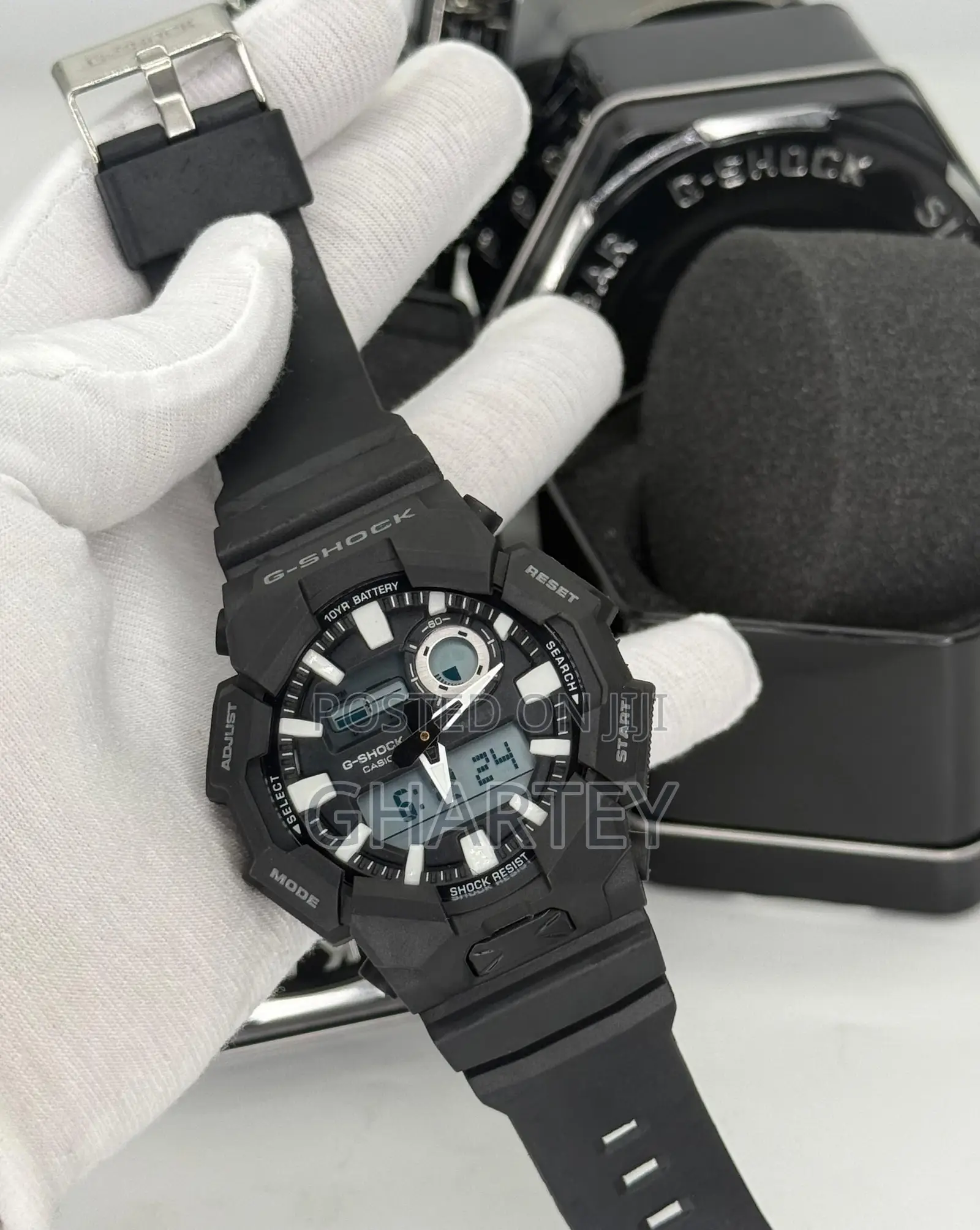 Casio G-Shock Digital Analog Watch All Black With Sleek Designs