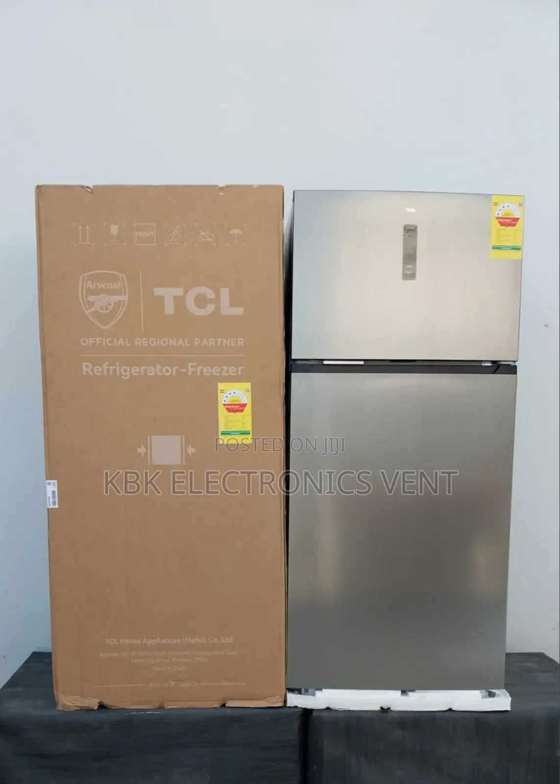 TCL 640liter Double Door Refrigerator