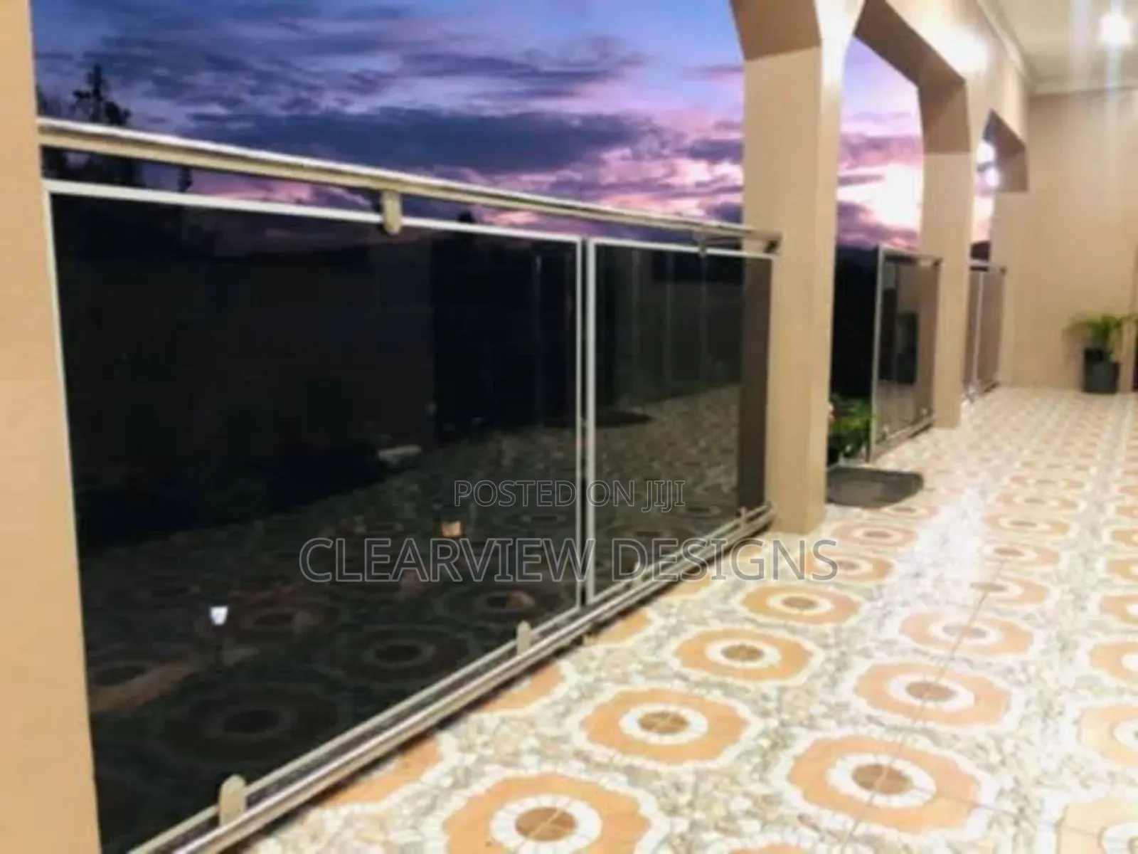 Glass Stainless Steel Handrail