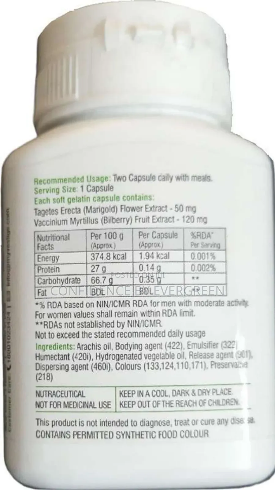 Eye Support Capsules (Vestige)