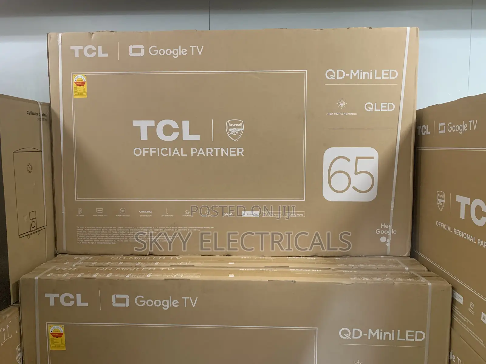 Tcl 65” Qled Smart Android Mini Led Tv