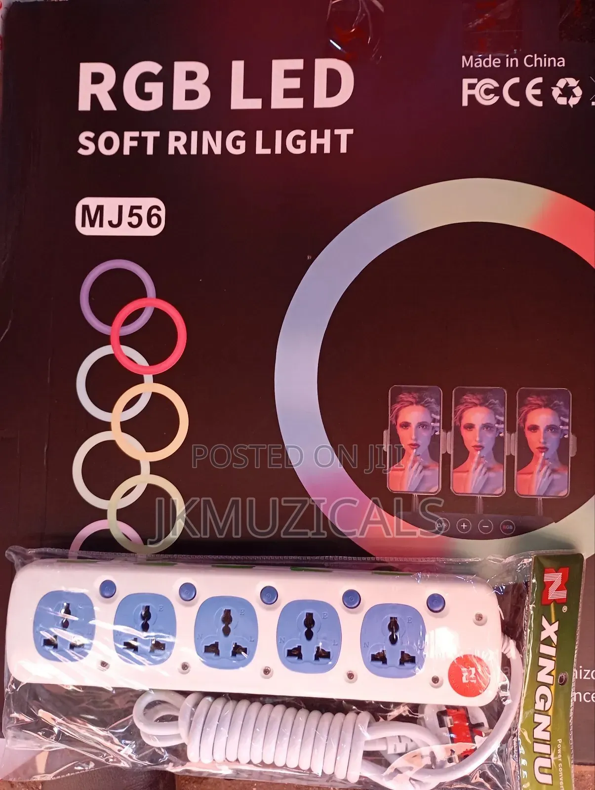 22"_ RGB Led Soft_ Ring Light_ Mj56