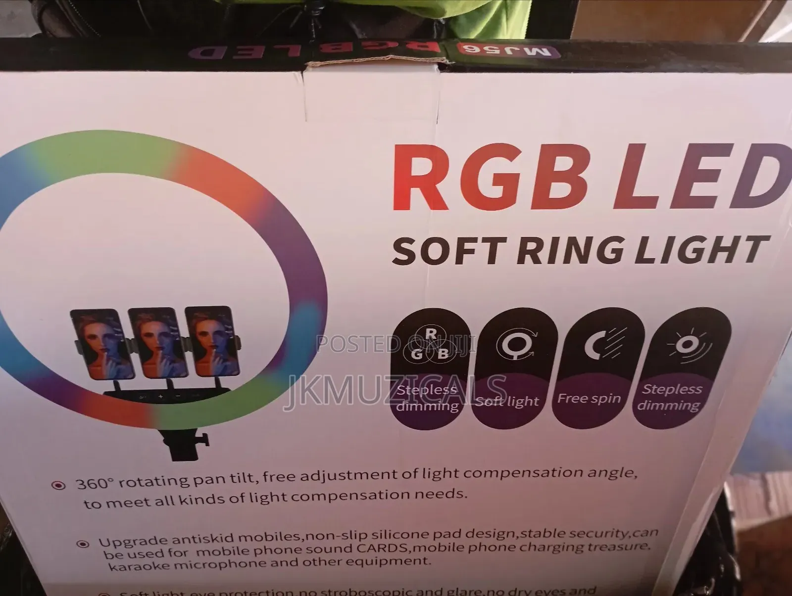 22"_ RGB Led Soft_ Ring Light_ Mj56