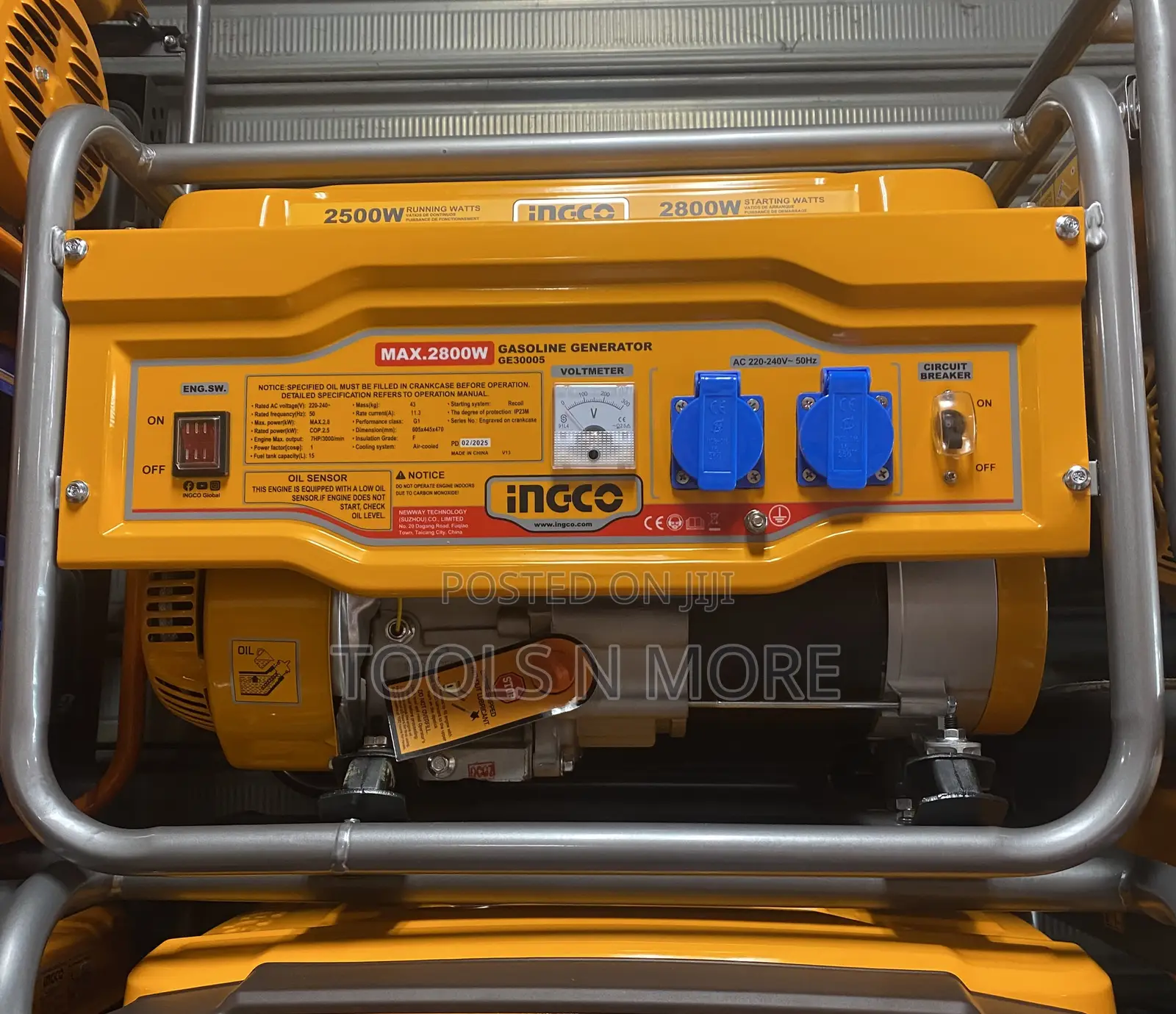 2.8kw Ingco Gasoline Generator