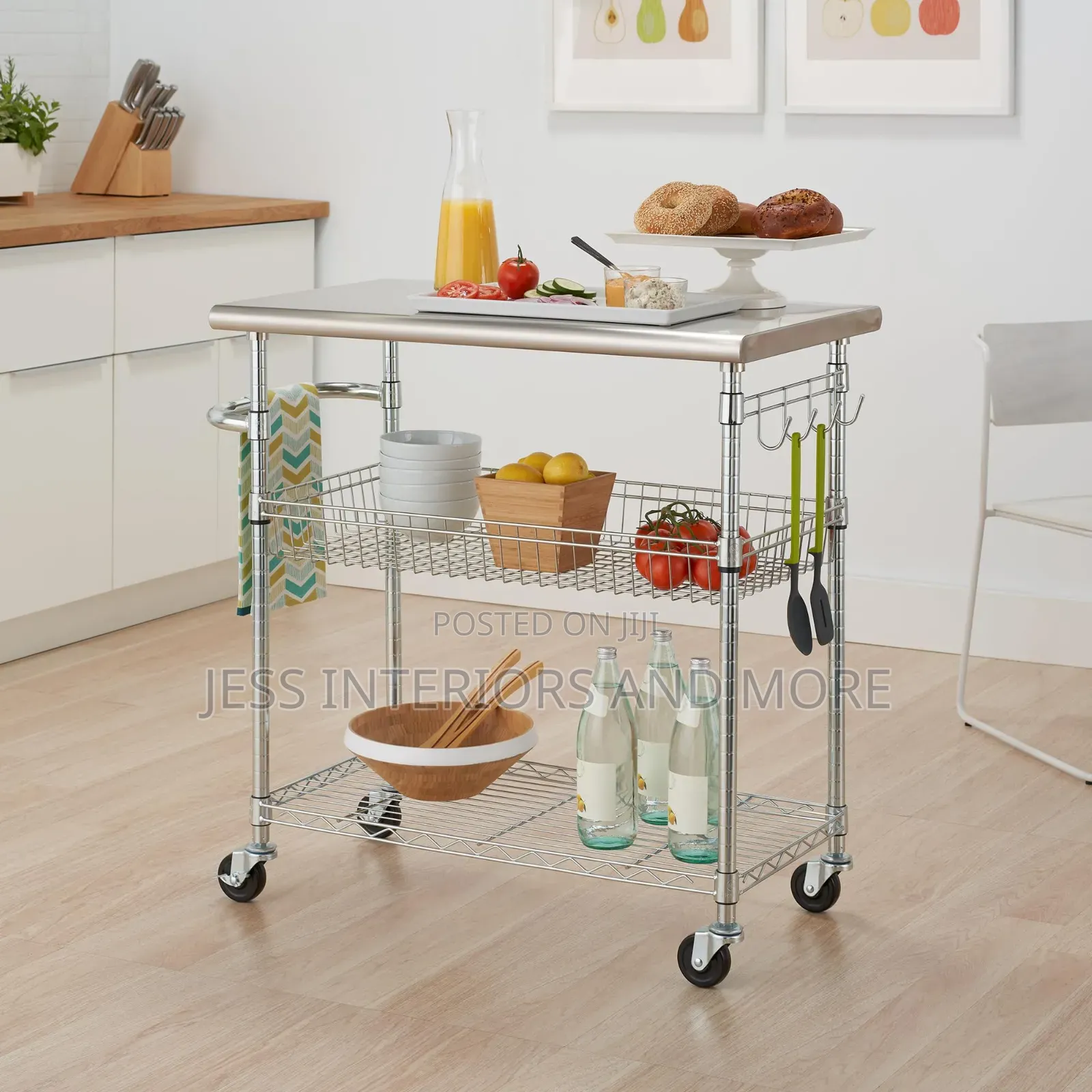 Heavy Duty Stainless Steel Kitchen Cart/Table