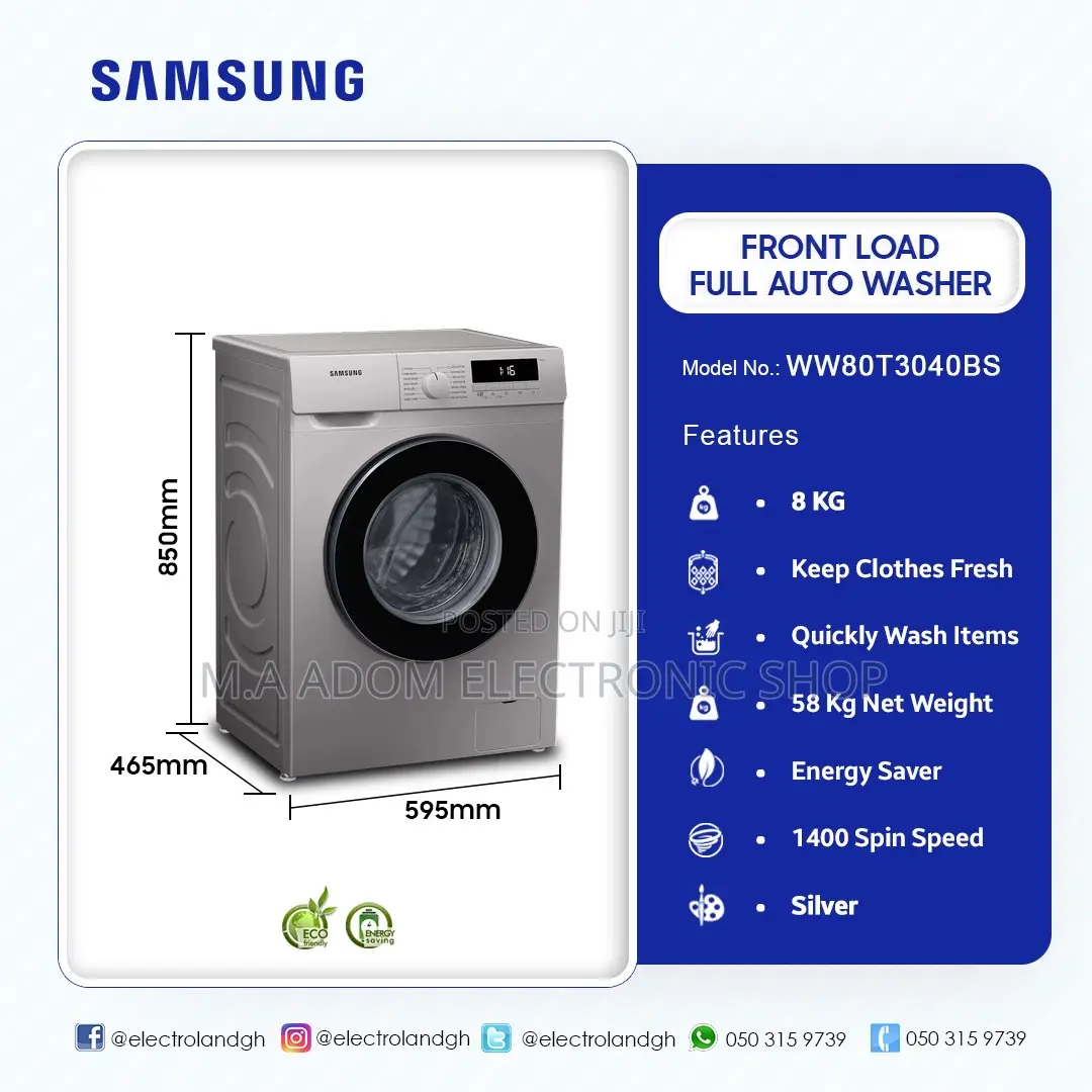 Samsung 8kg Front Load Washing Machine