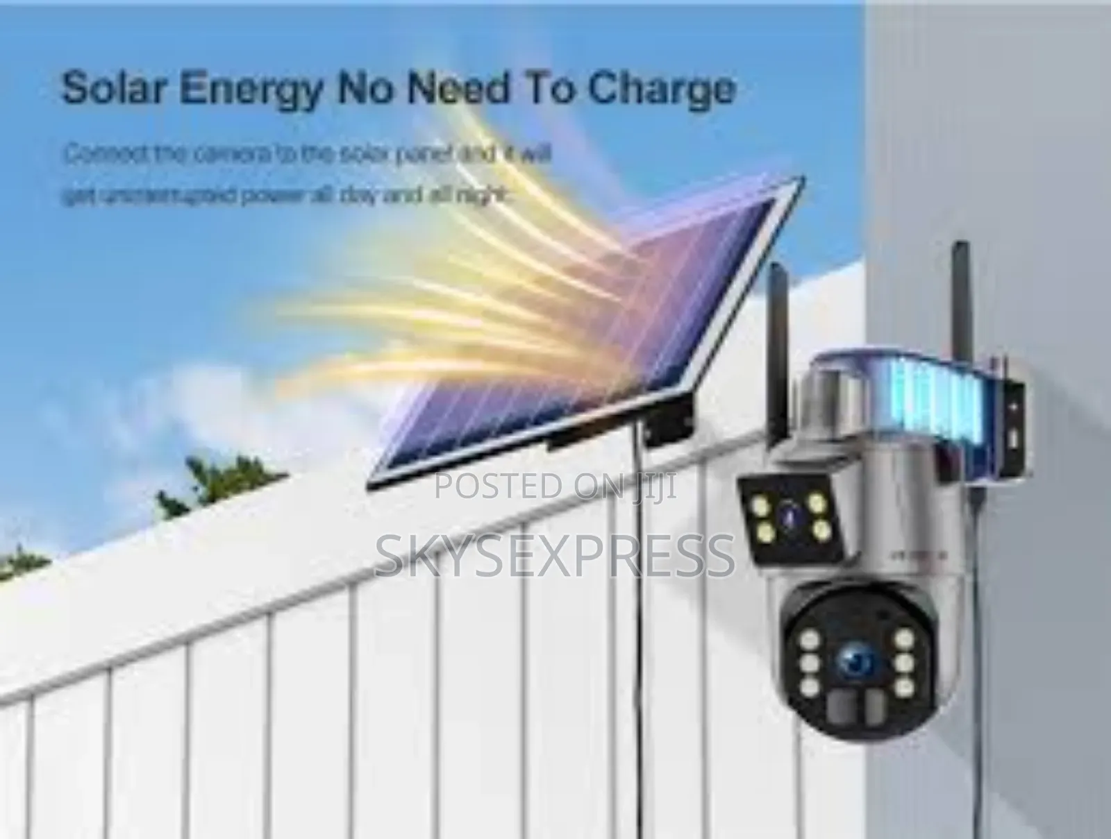 Dual Lense 4g PTZ Solar Camera