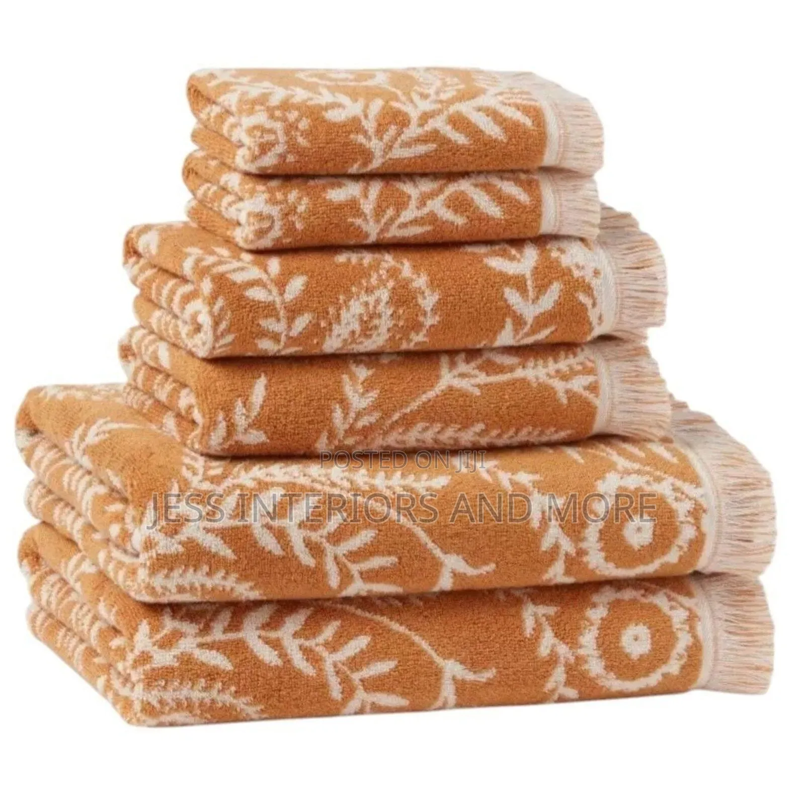 Threshold 6pc Butterscotch Yellow Cotton Towel Set