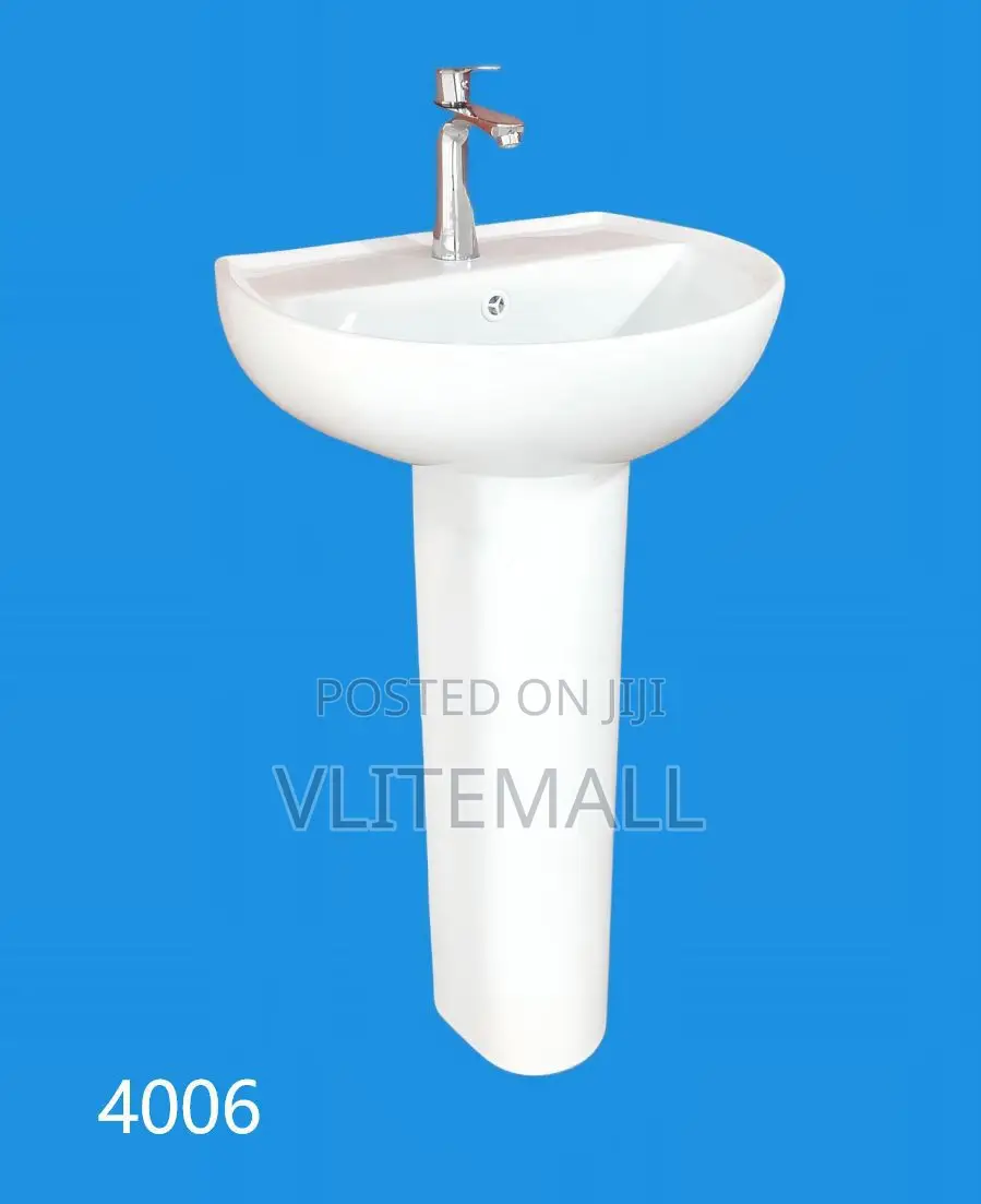 Pedestal Basin - Wash Hand Basin - Bathroom Sink 4006