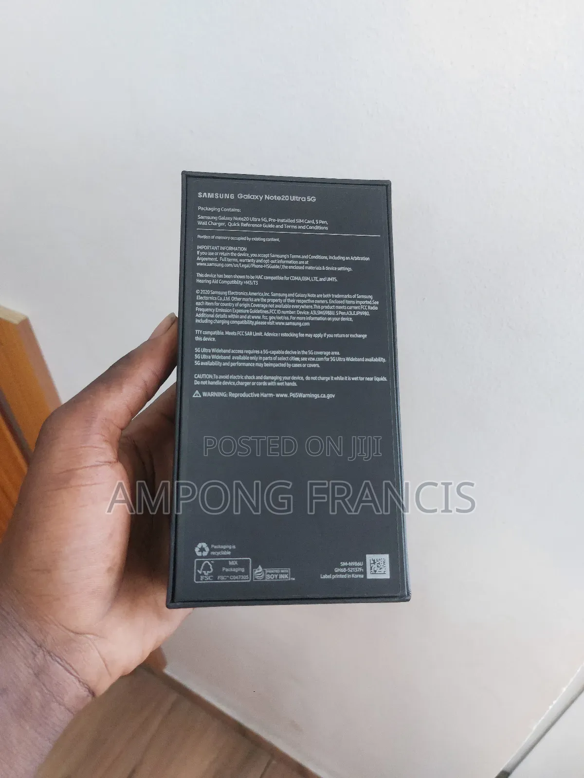 New Samsung Galaxy Note 20 5G 128 GB