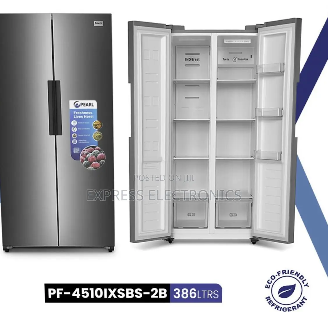 Ultra Modern Sleek Pearl Pf-510ixbs-2b Fridge Side by Side Fridge