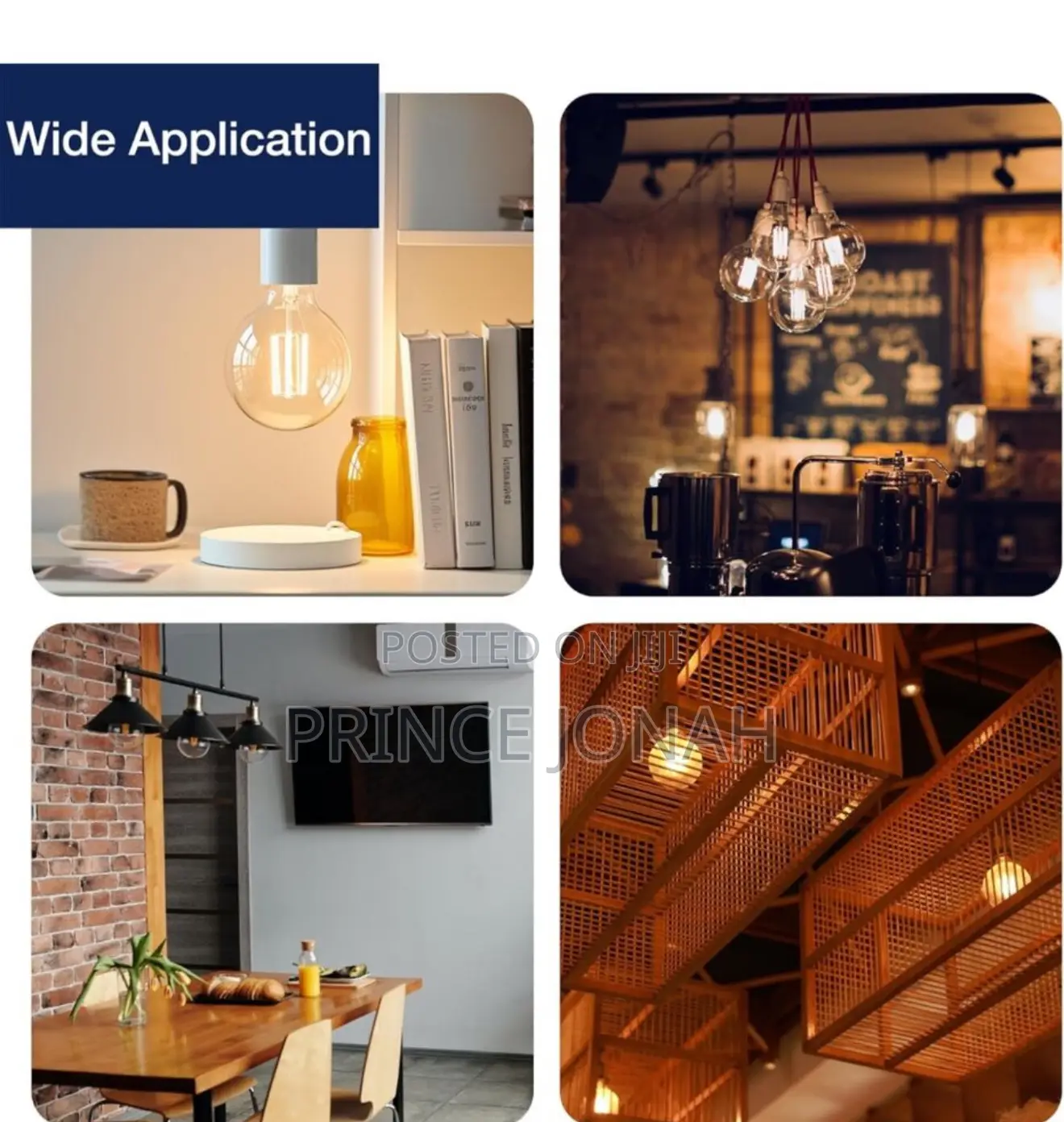 FLSNT G125 Decorative Globe Led Edison Bulbs