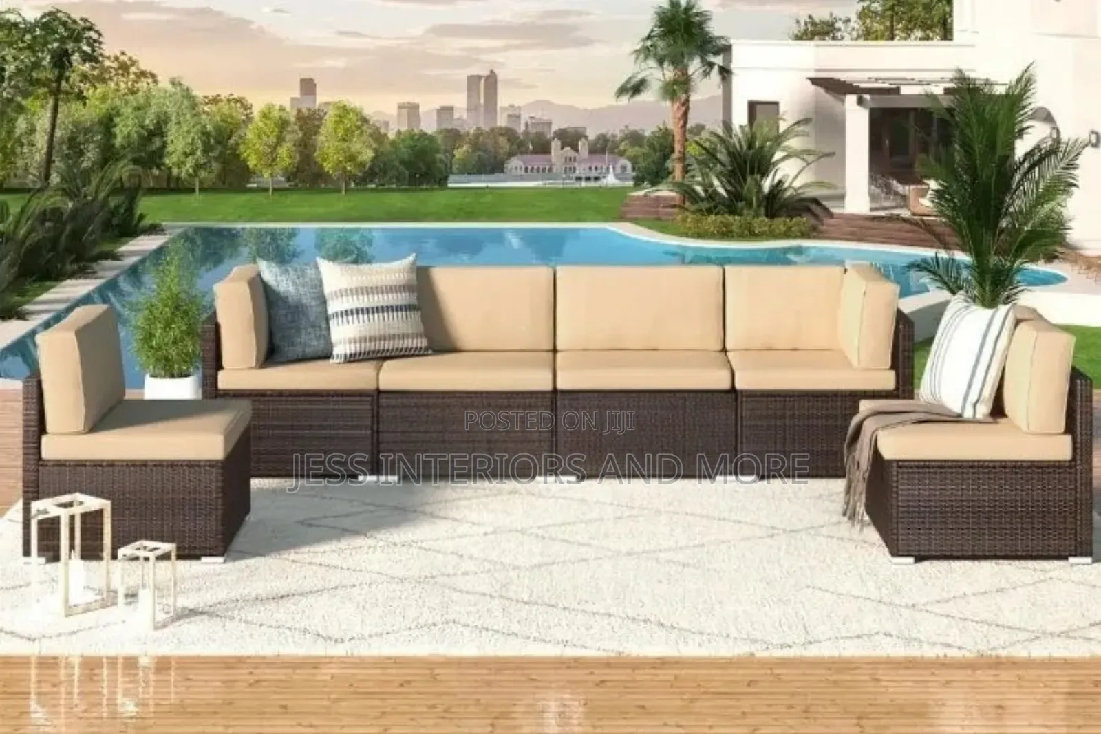 Outdoor Rattan Sofa Set