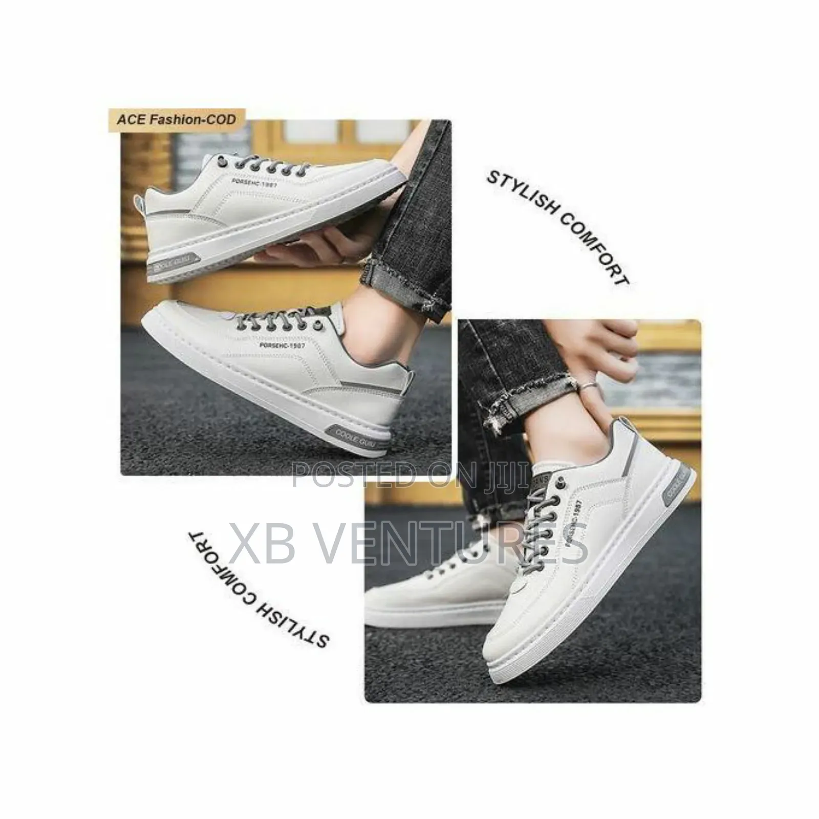 Men's Classic White Sneakers