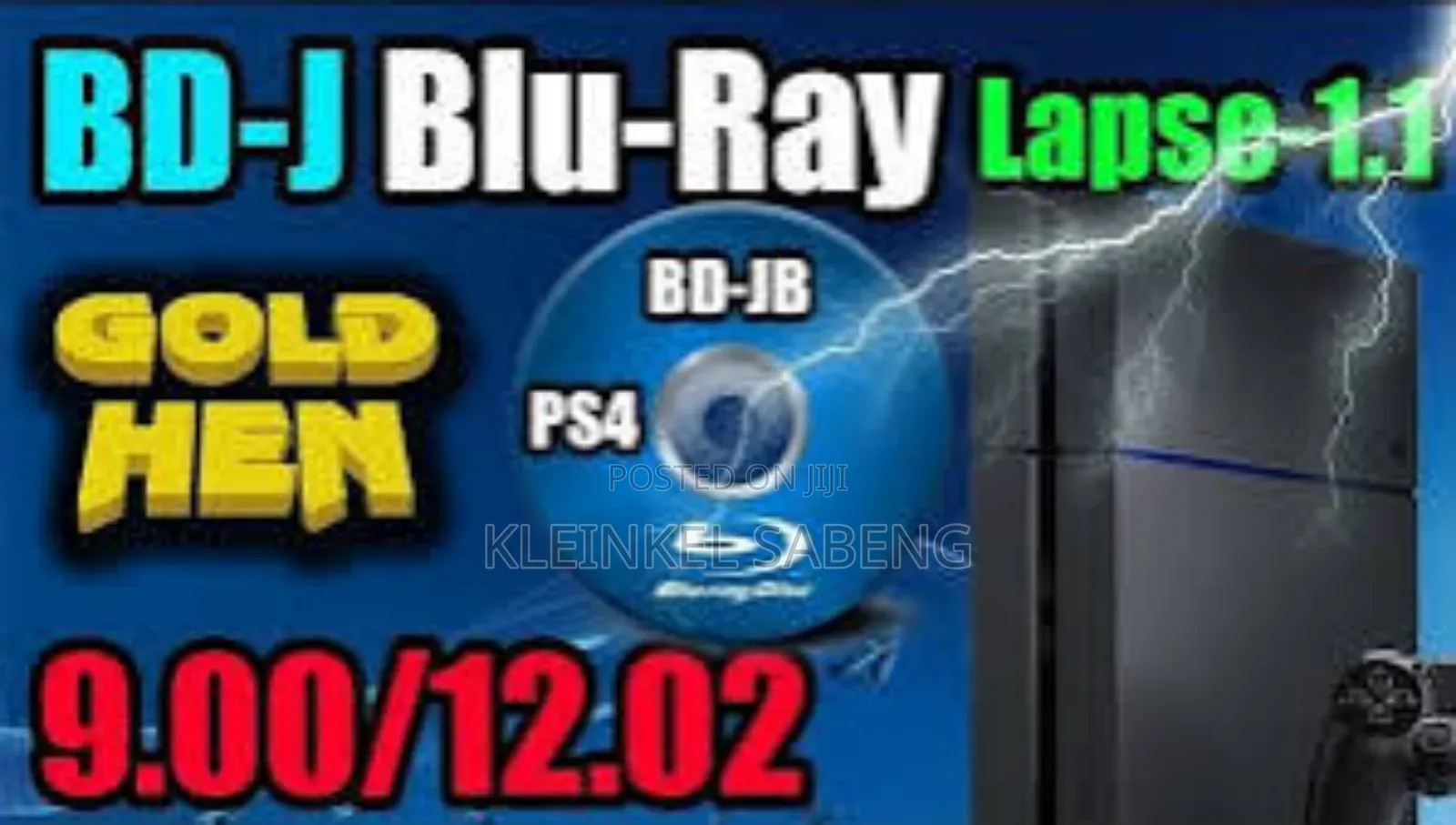 Ps4 Jailbreak Disc 12.02/12.52 or Below