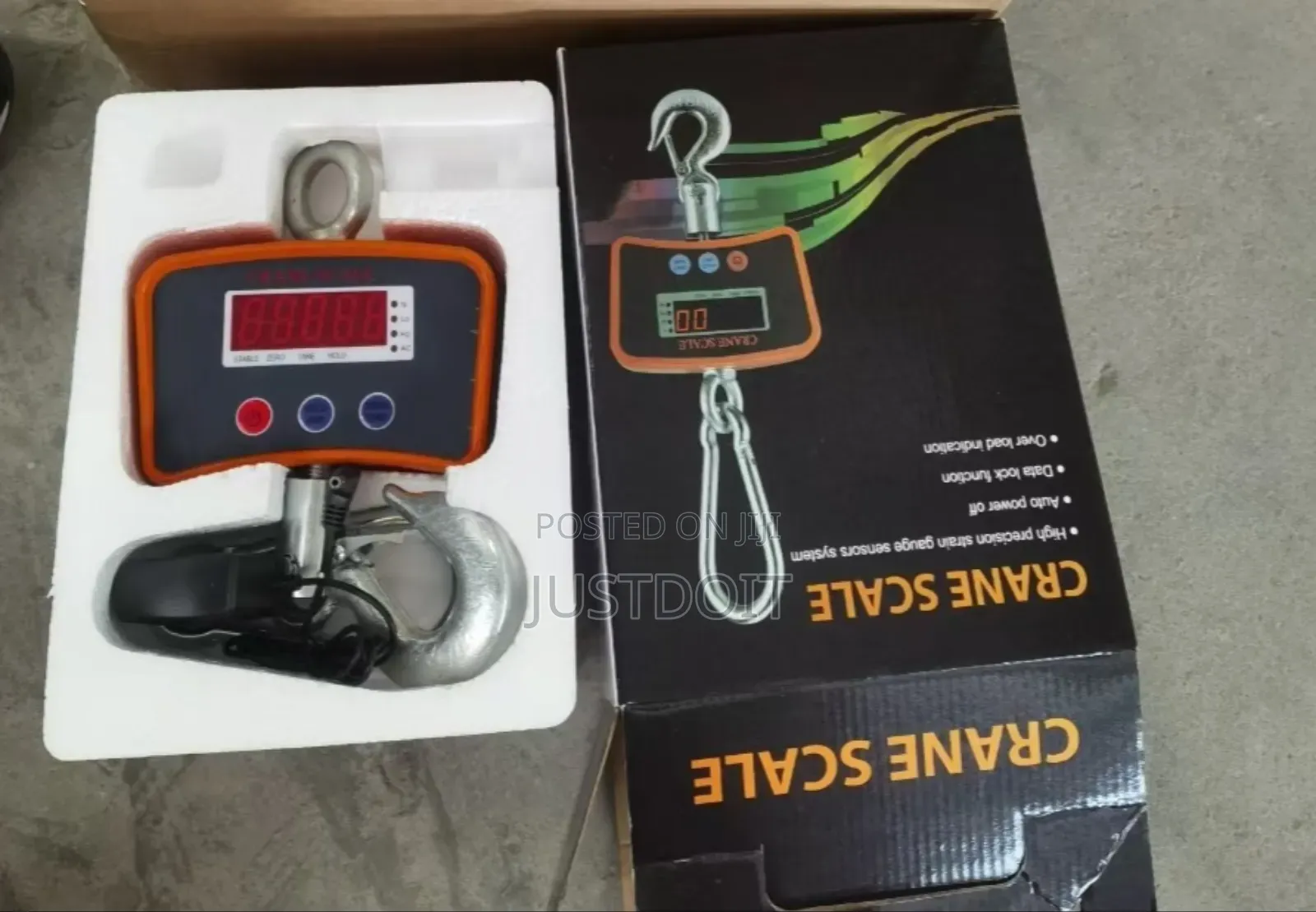 1 Ton/ 1000 Kg Rechargeable Industrial Digital Crane Scale