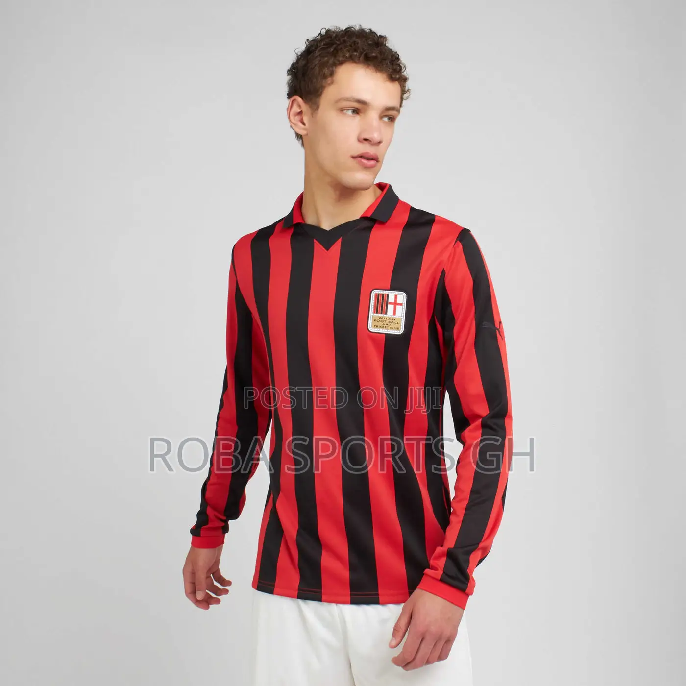 Ac Milan Stripped 125th Anniversary Jersey