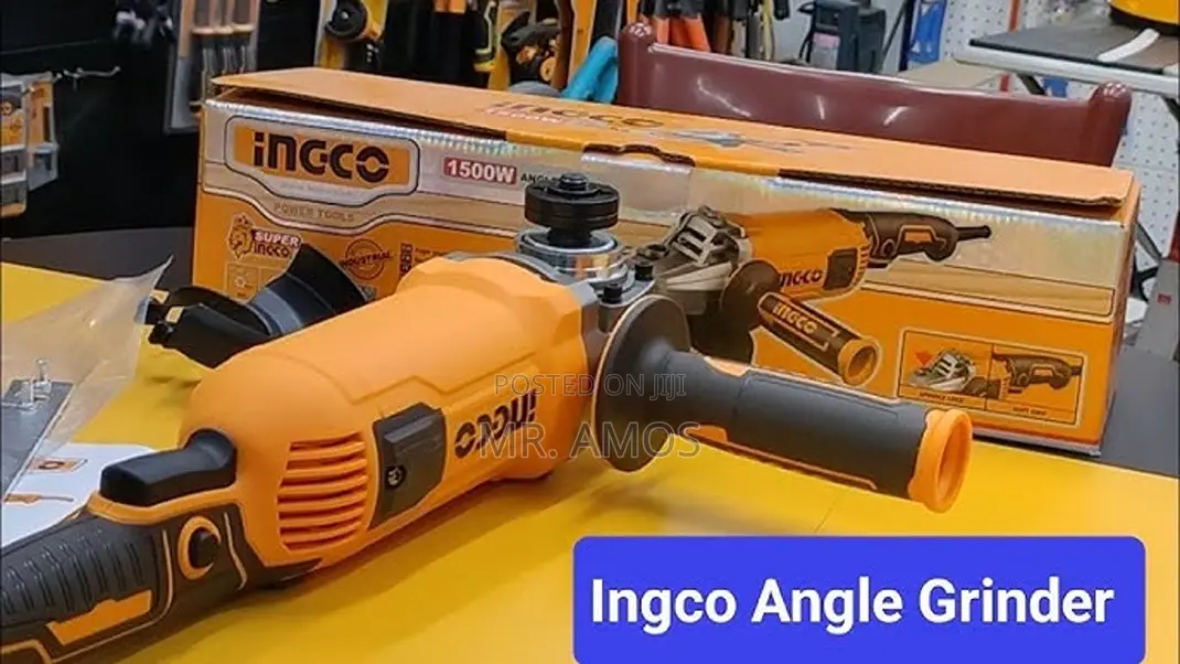 1500 Watt Angle Grinder(5 Inches) With Auxiliary Handle - Ag150028