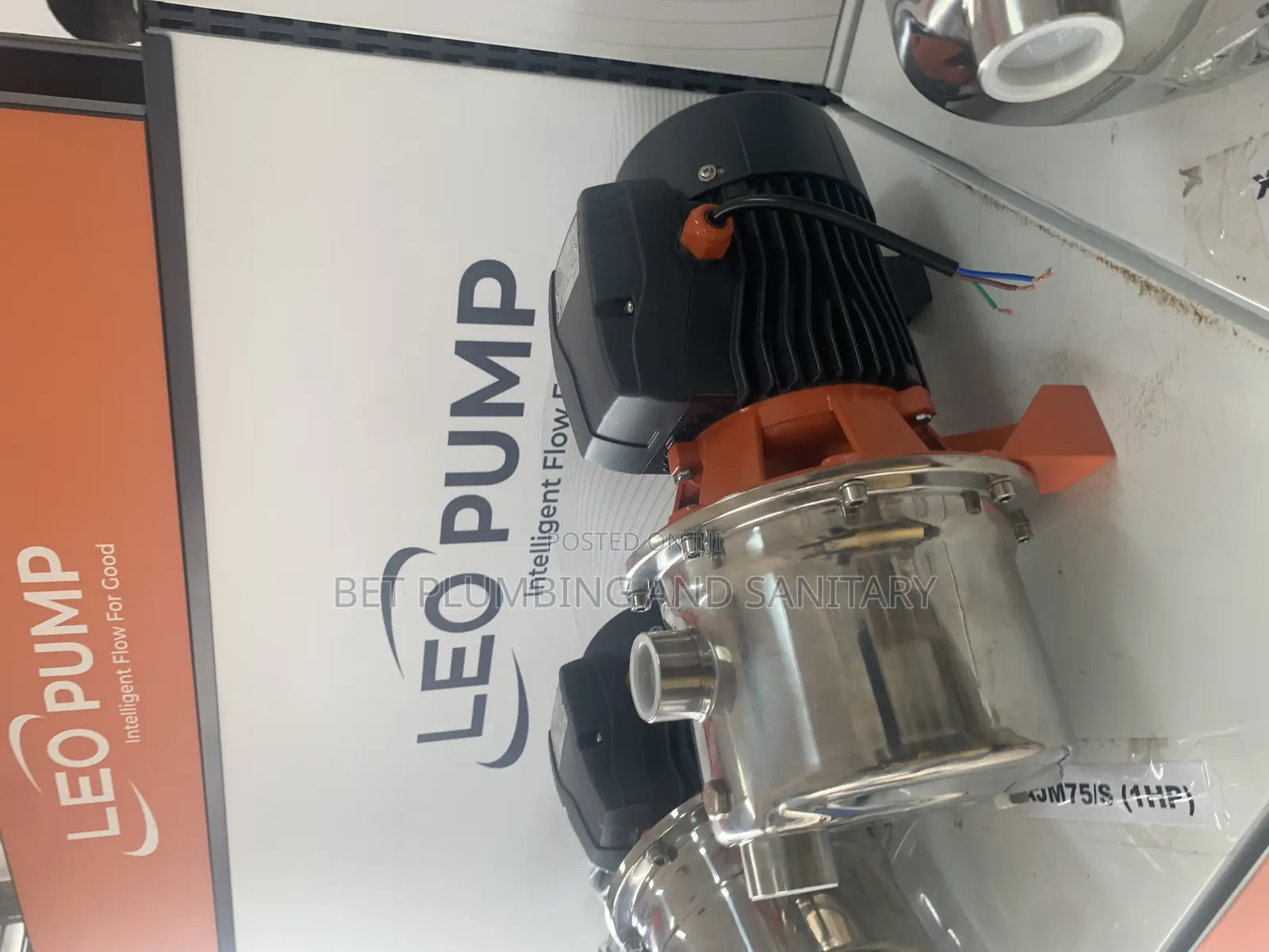 Accurate 1hp Leo Water Pump_stainless
