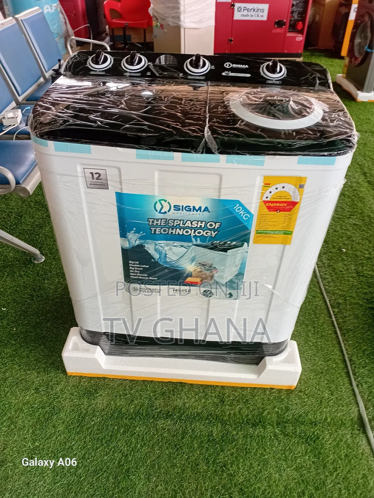 Get Sparkling Clothes With Sigma 7kg Washing Machine