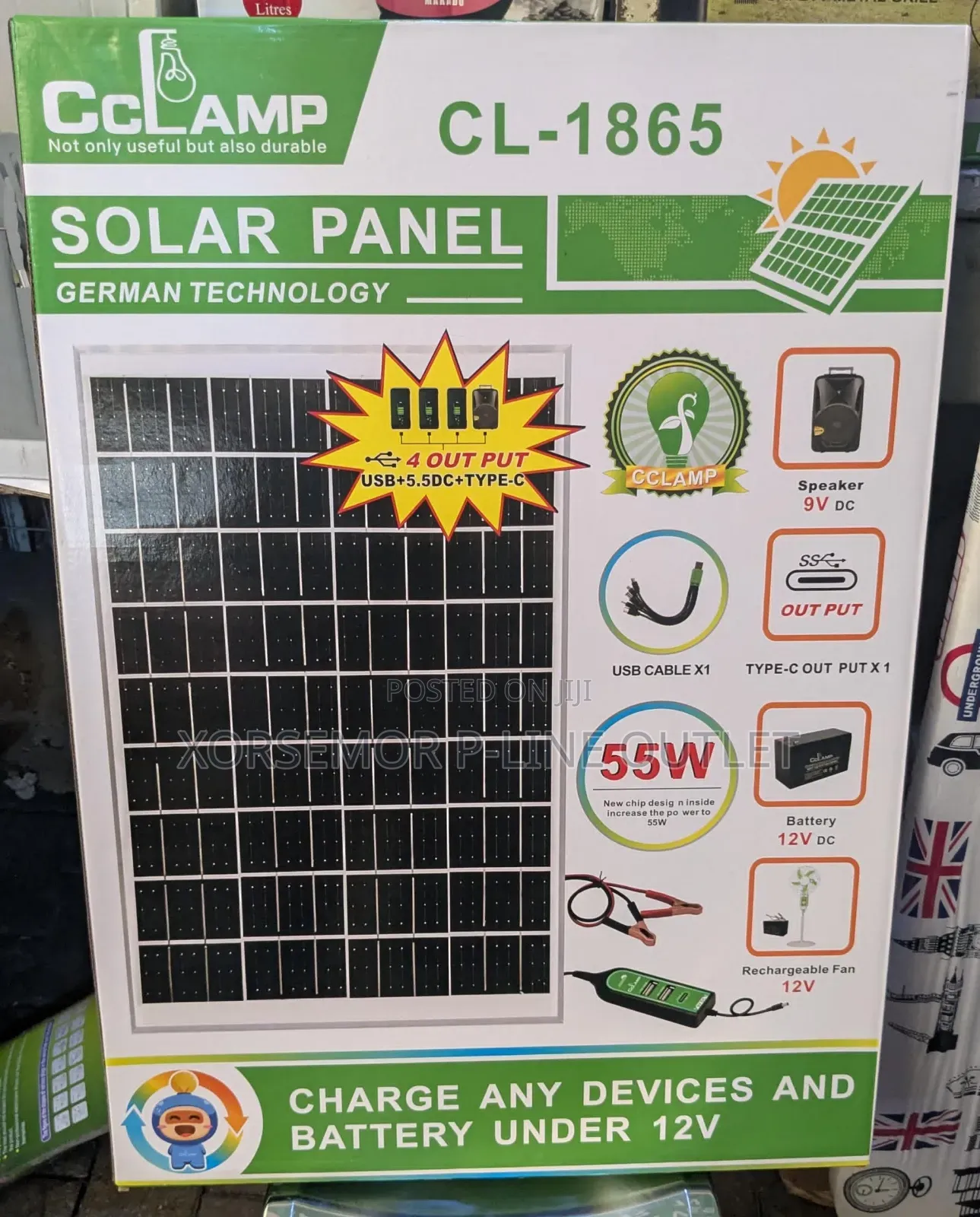 55w Solar Panel Cl-1865