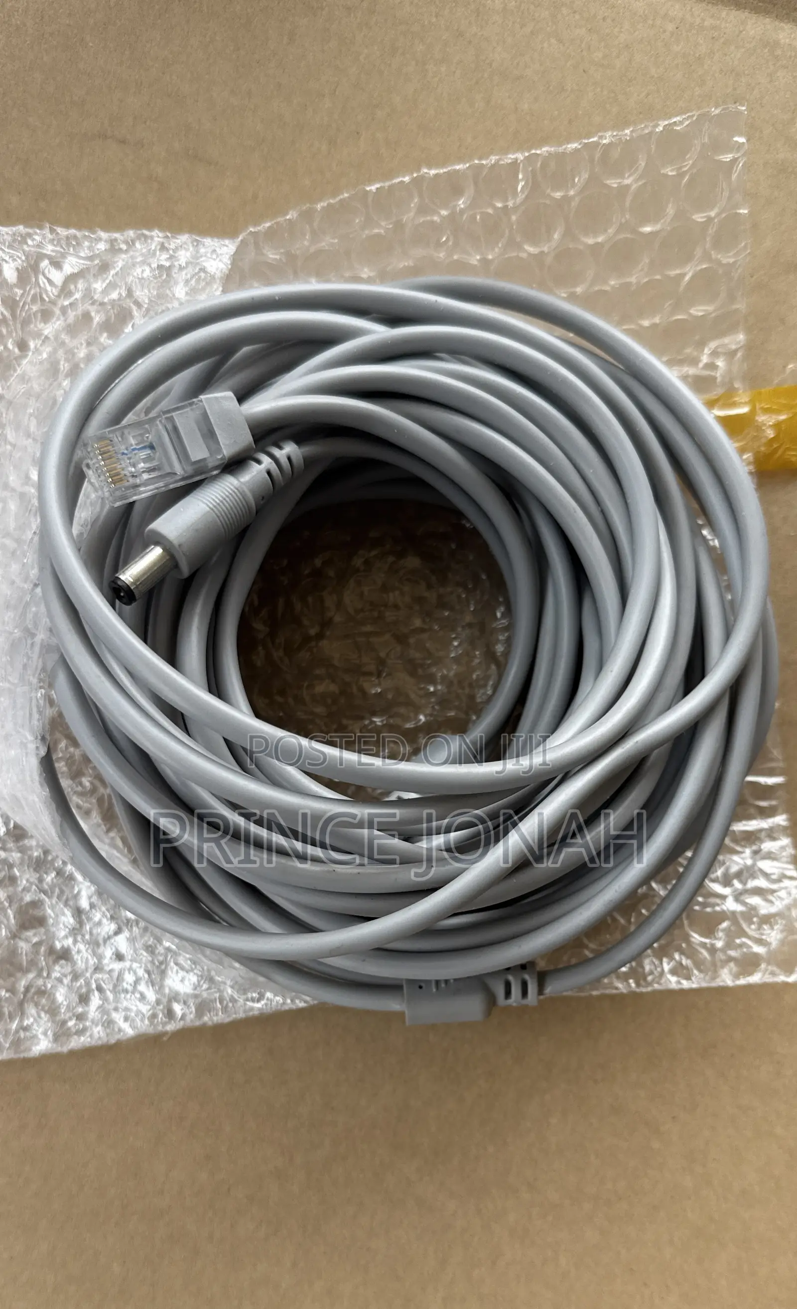 Ip Camera Cable 10m Ethernet Cat5 Dc Power For Network Nvr Cctv System