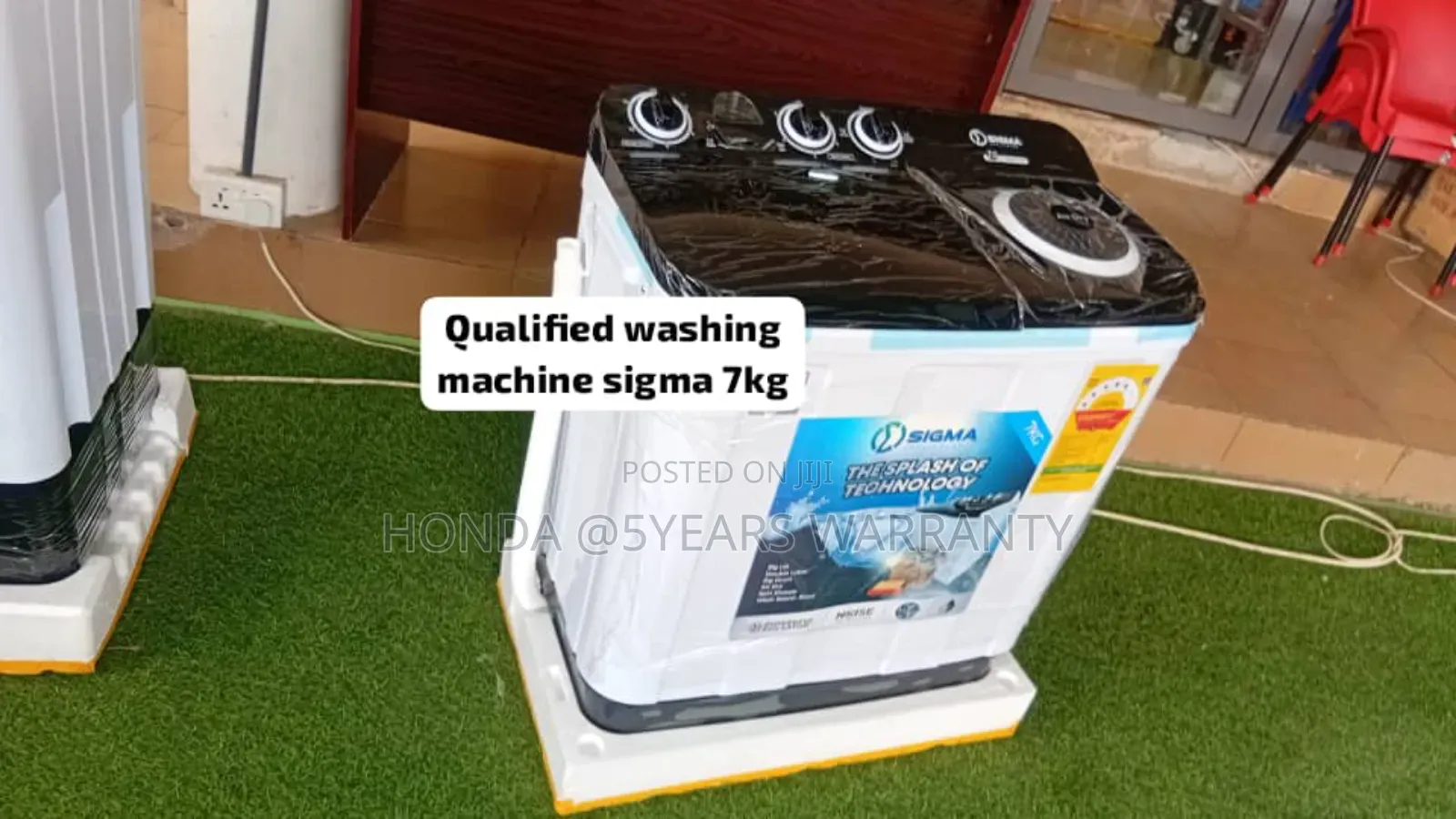 Wash and Spin Sigma 7kg Washing Machine Semi Automatic 7kg