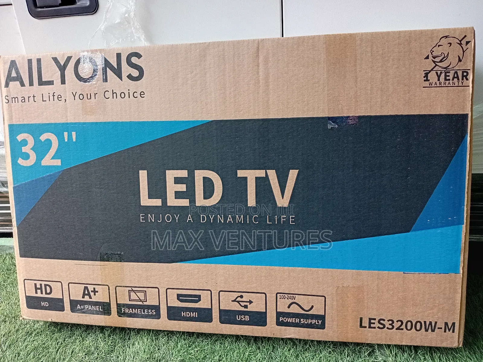 Ailyons 32 Television Digital Satellite Innovative 32-Inch Frameless