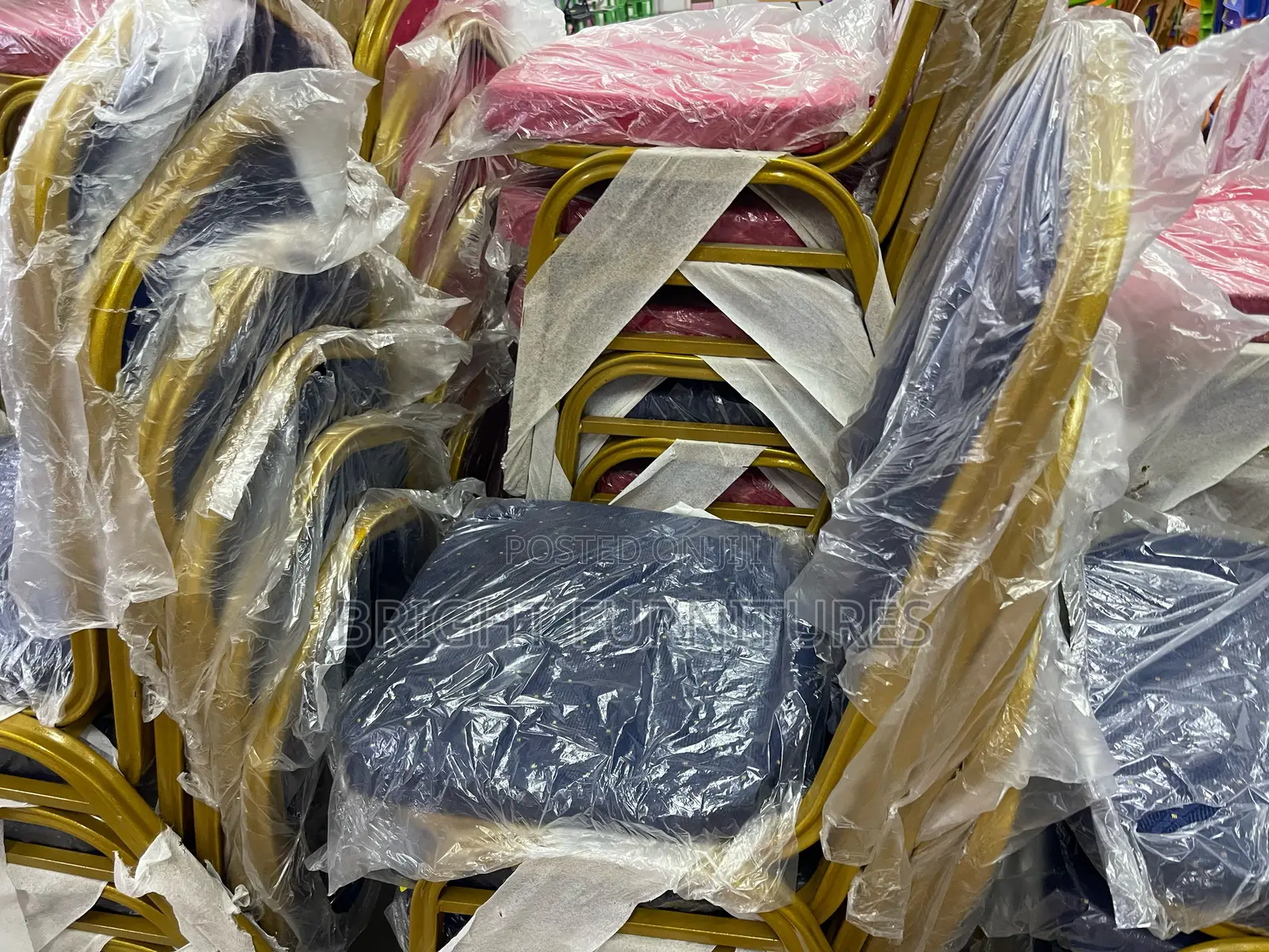 Conference Chairs (Metal and Fabric)