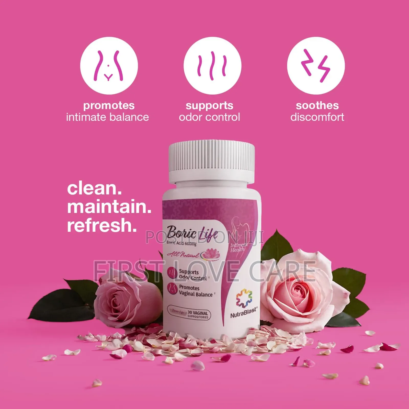 Nutrablast Boric Life Boric Acid 600mg